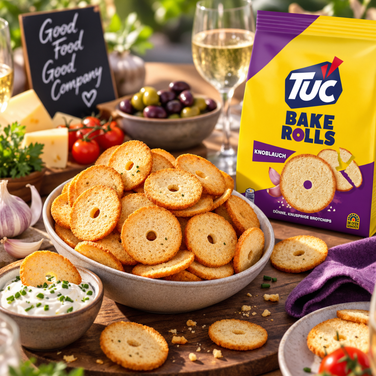 Tuc Bake Rolls Knoblauch 10 x 150g