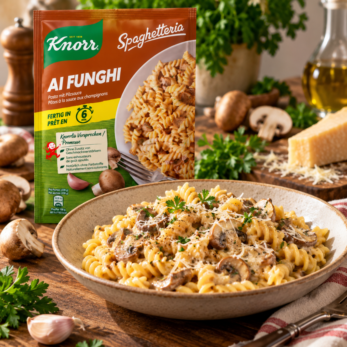 Knorr Pasta mit Pilzsauce 208g