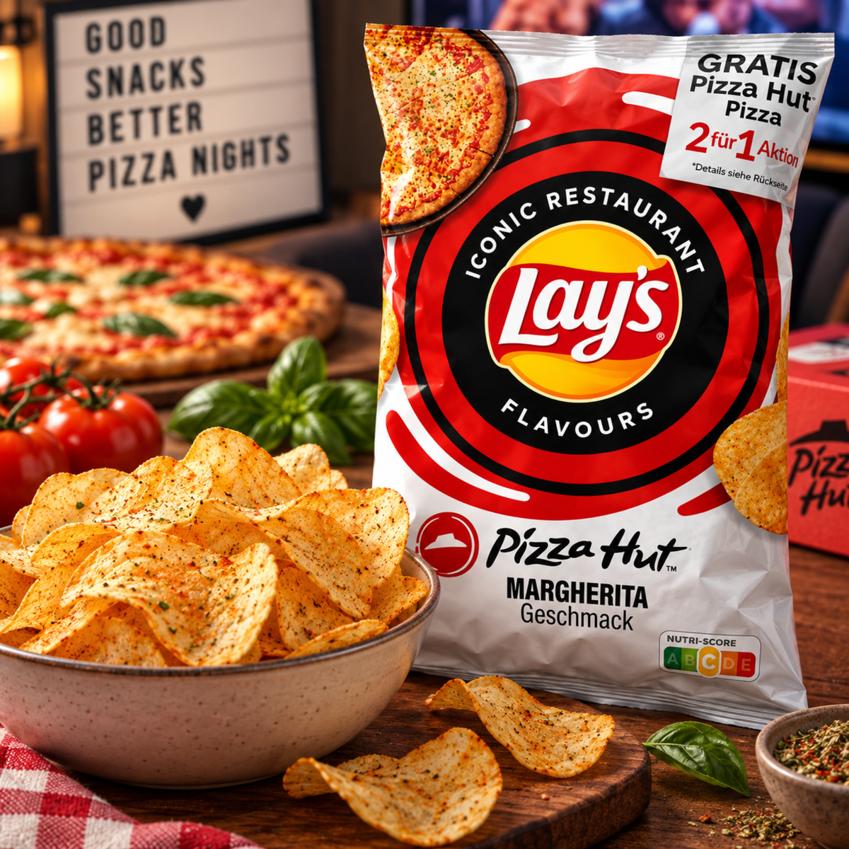 Chips Pizza Hut Margherita 150g
