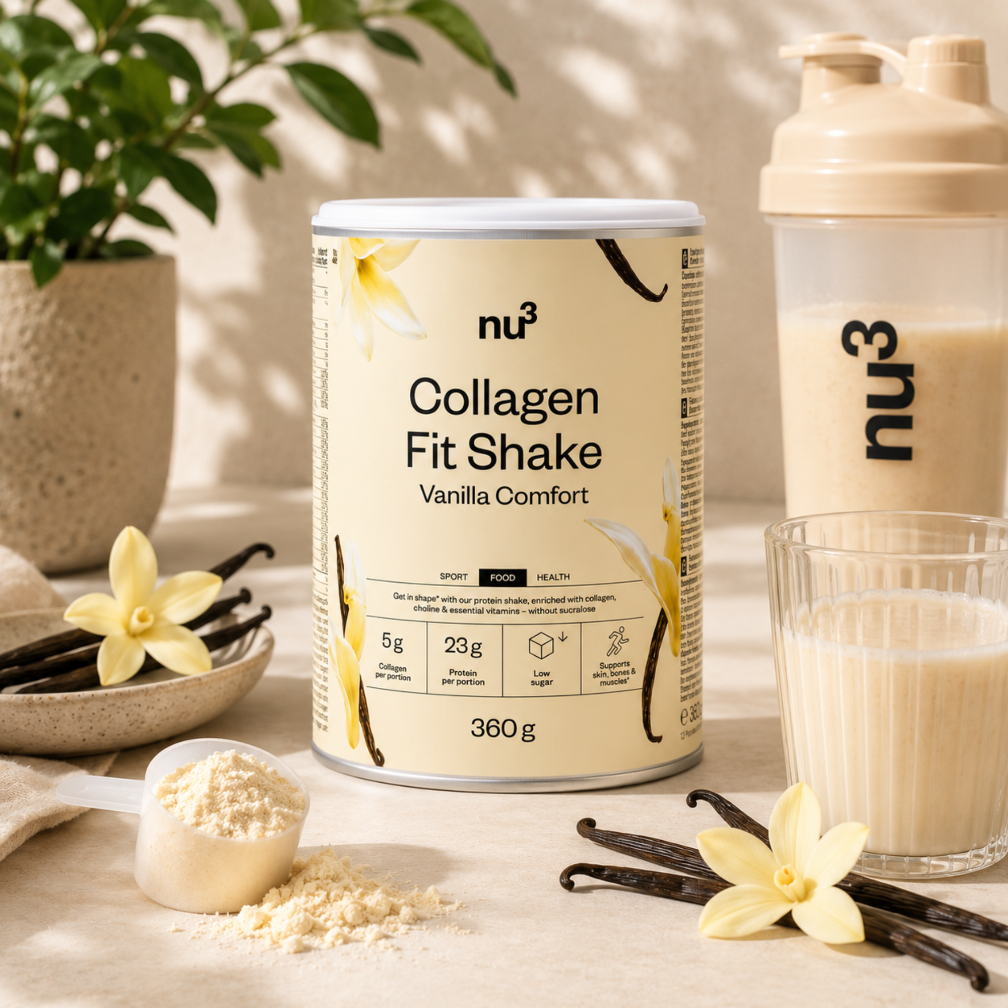 Fit Shake Collagen - Vanilla Comfort 360g