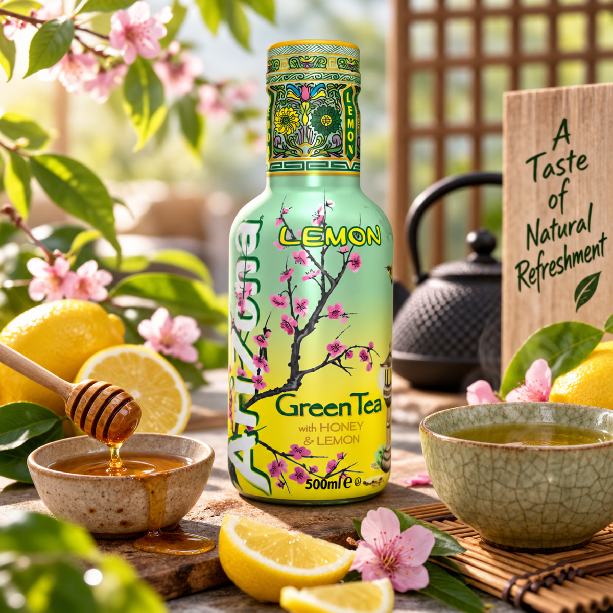 Arizona Green Tea Lemon 6 x 500ml