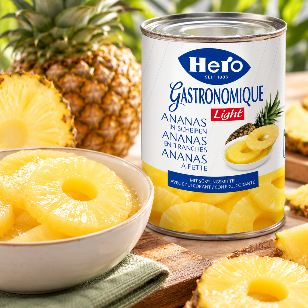 Ananas Scheiben Light 565g