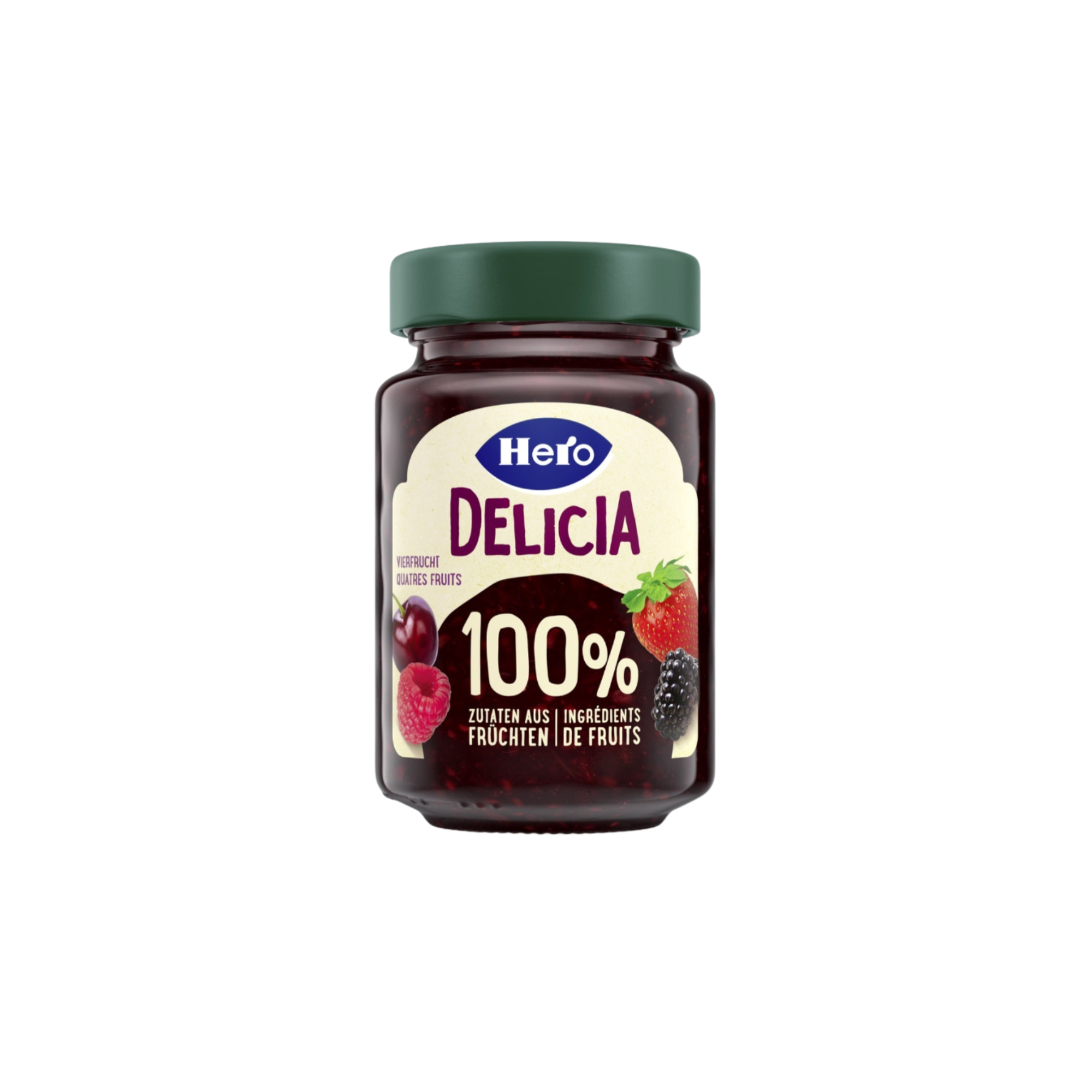 Hero Delicia Konfitüre 100% Vierfrucht 280g