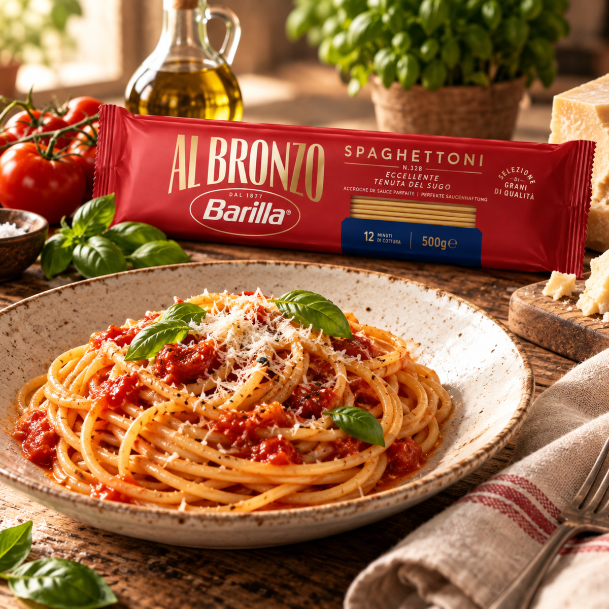 Barilla Spaghettoni Al Bronzo No. 308 - 500g