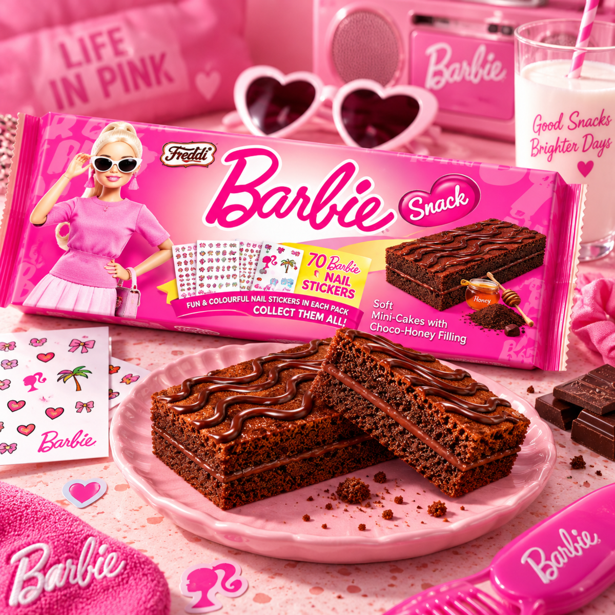 Barbie Kuchen Snack Cocoa & Honey 250g