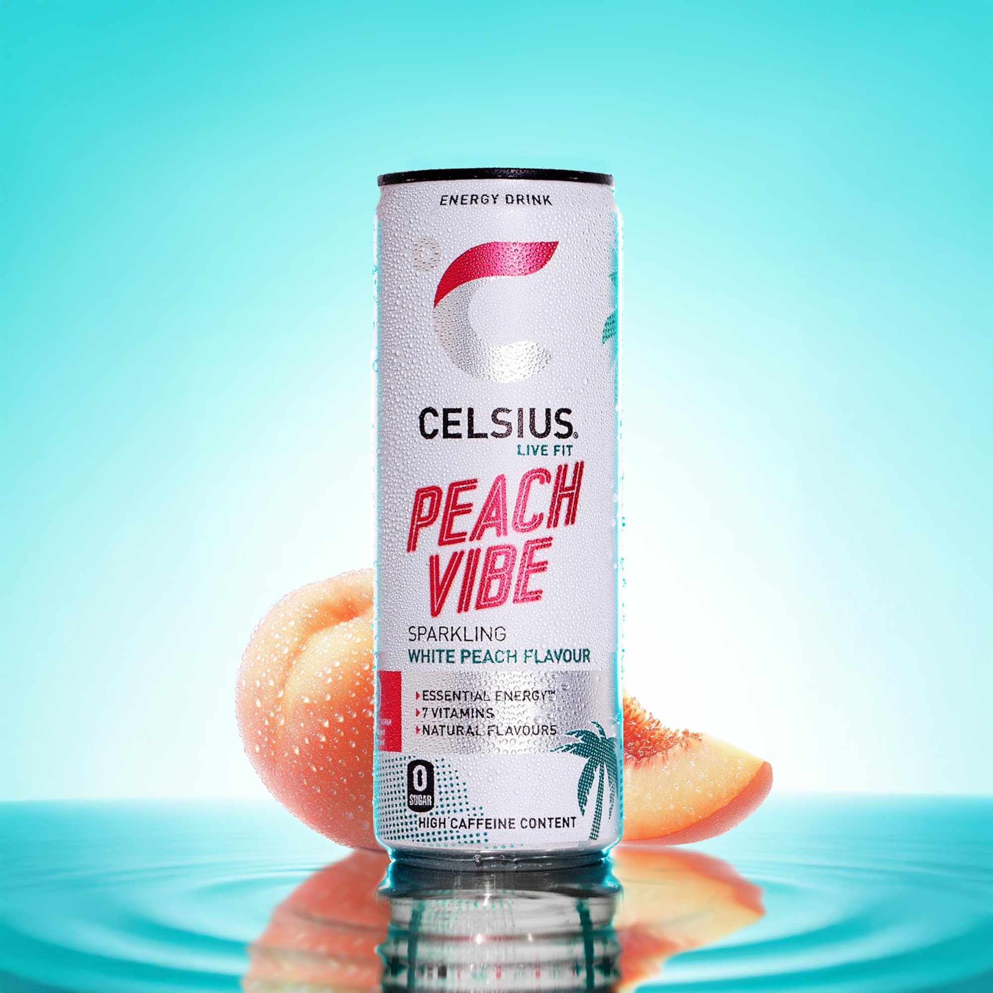 Energy Drink Peach Vibe 12 x 355ml