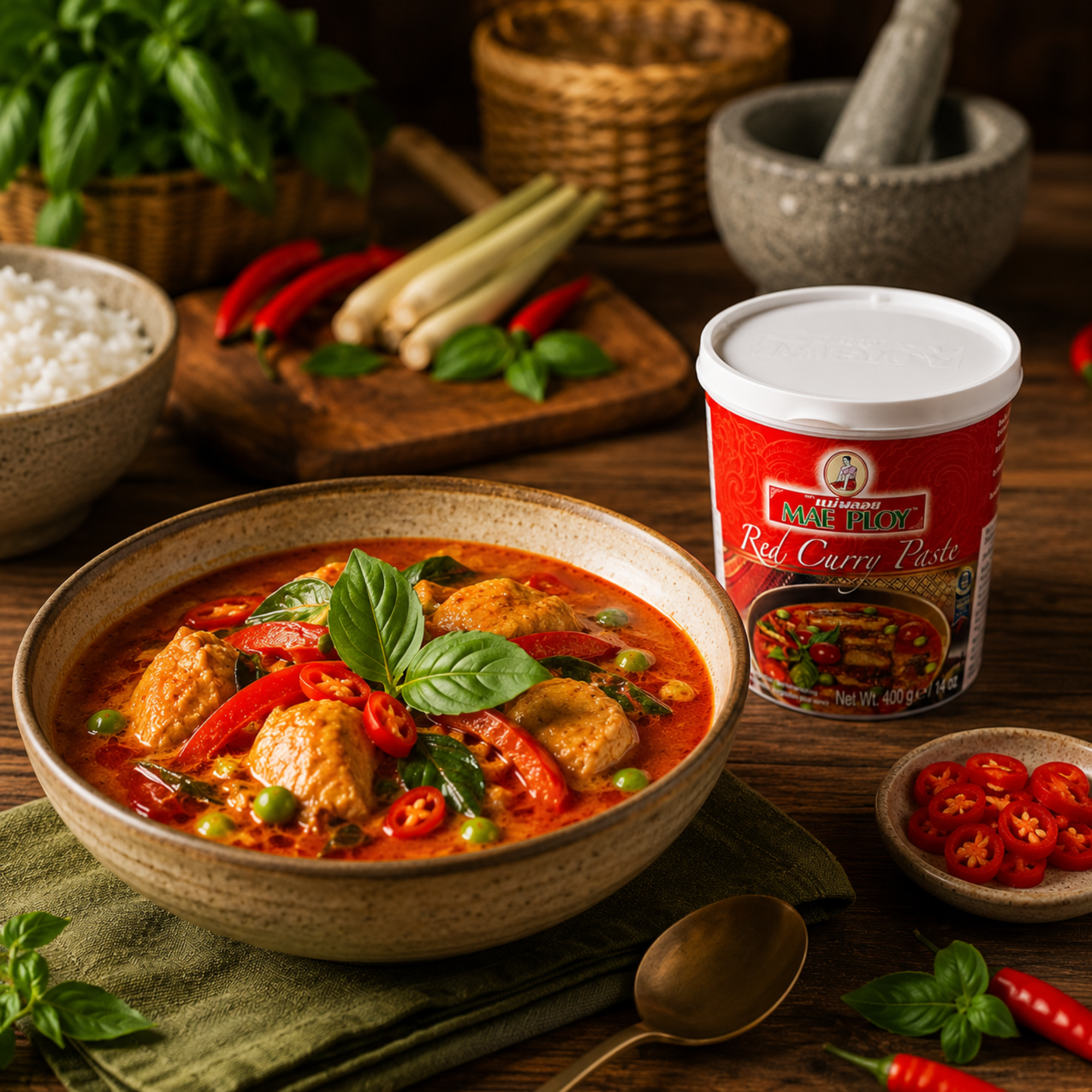 Rote Curry Paste 400g