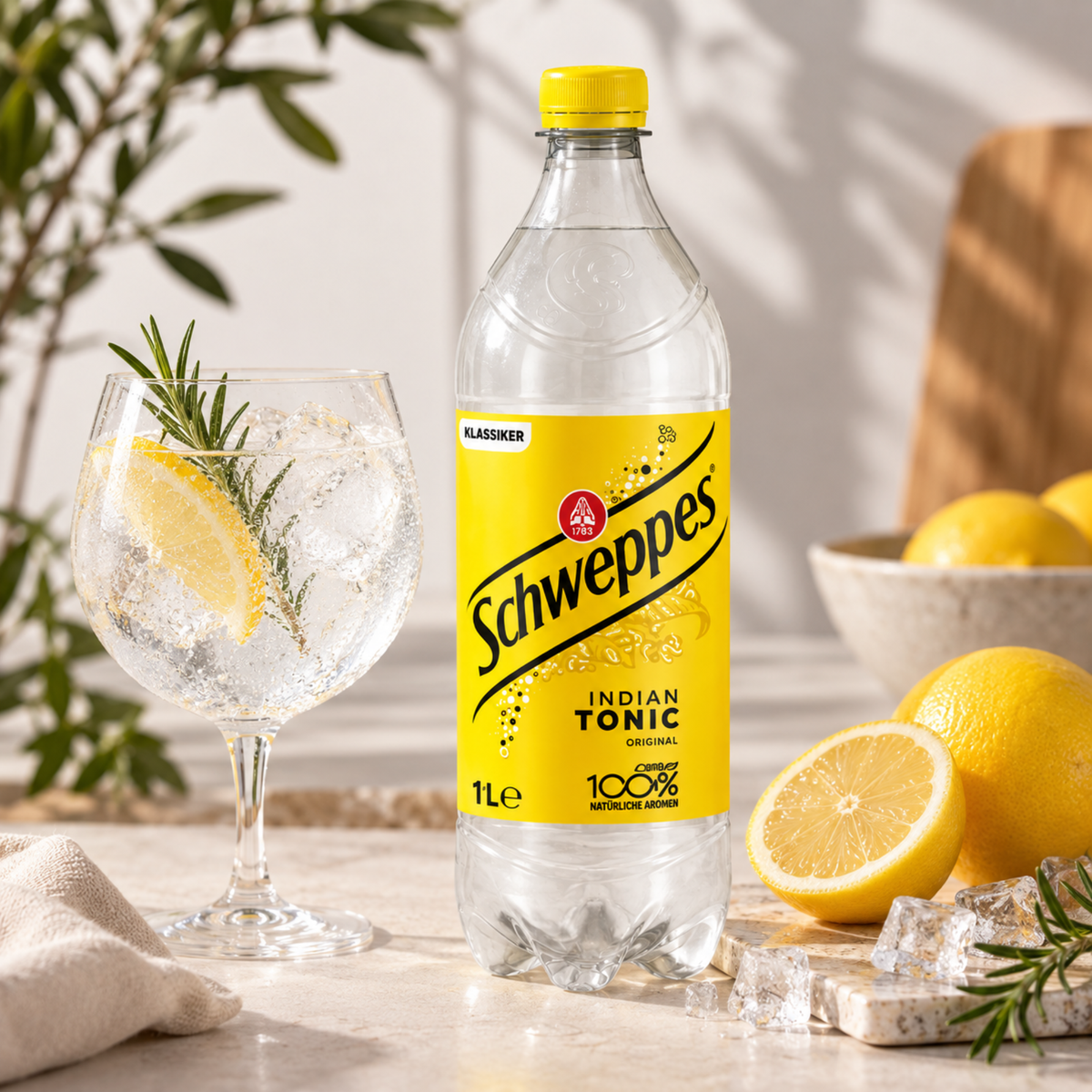 Schweppes Indian Tonic 1l