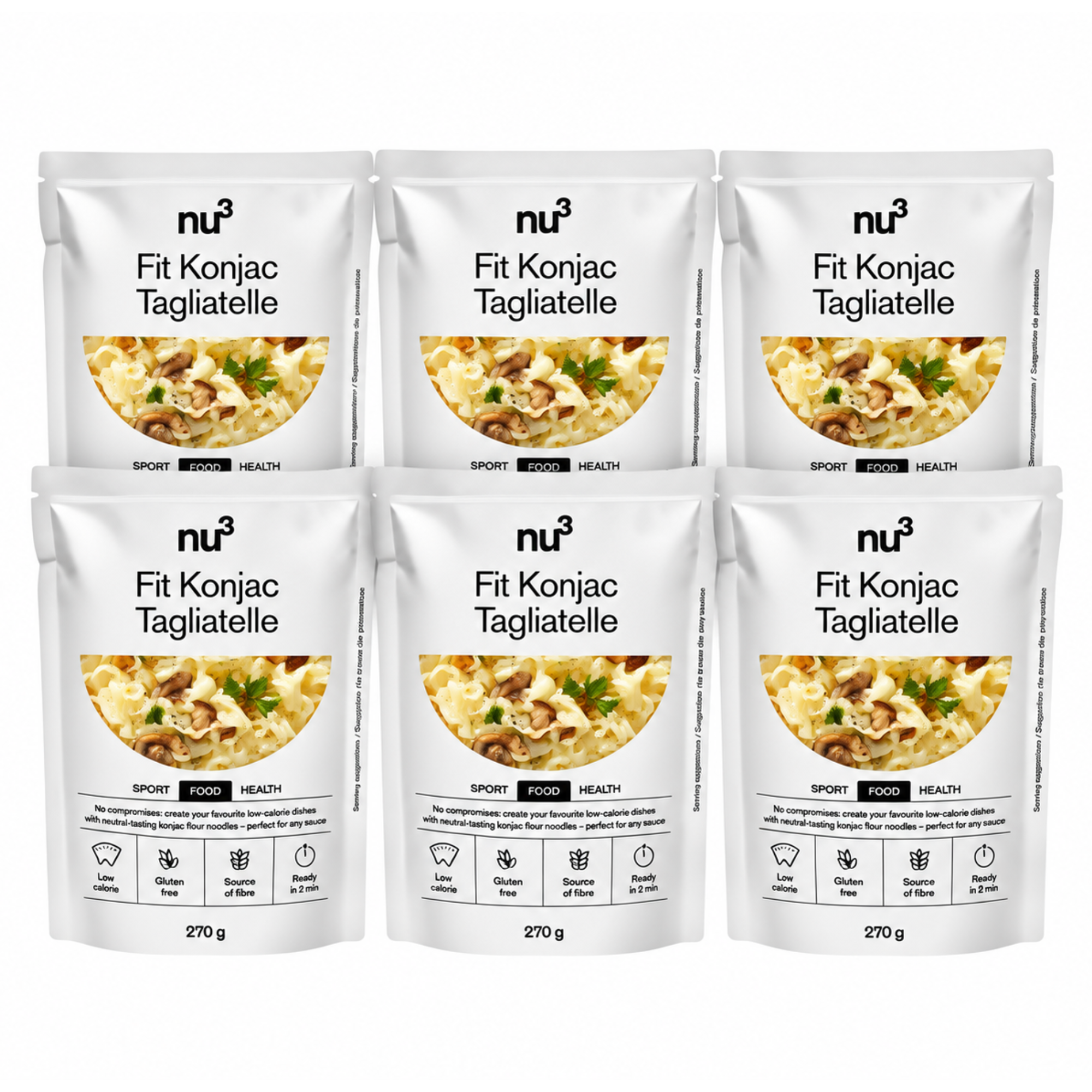 nu3 Konjak Tagliatelle 6 x 270g