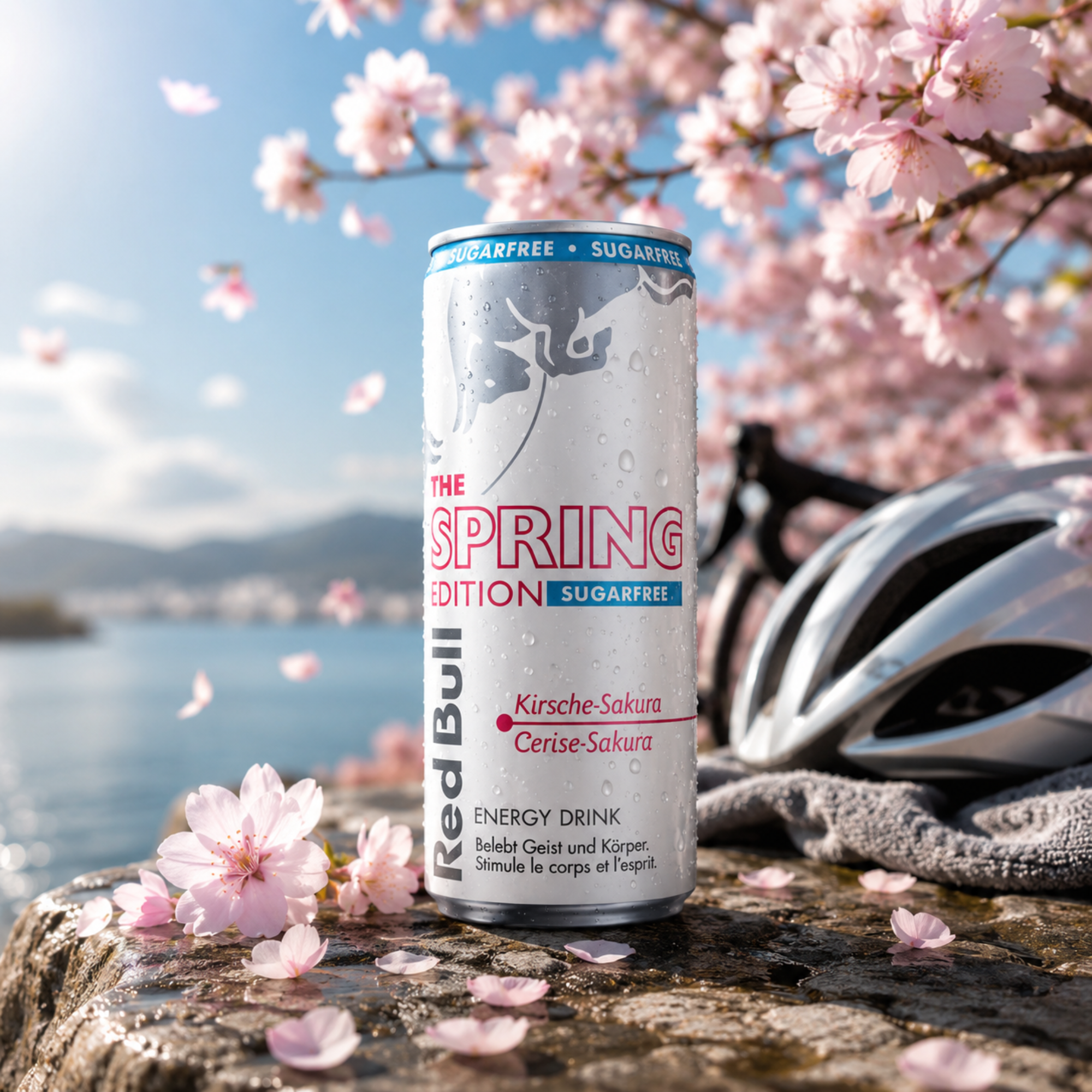 Red Bull Pink Spring Edition - Kirsche Sakura Sugarfree 250ml
