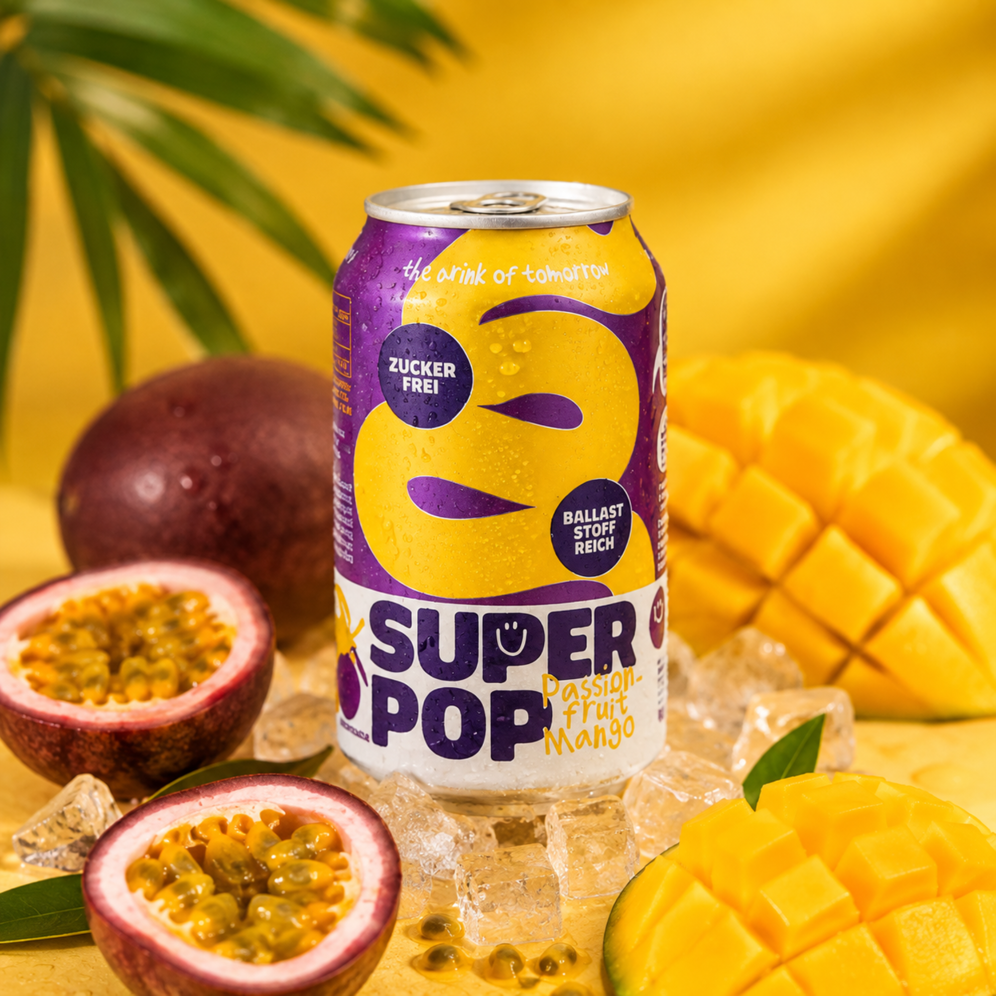 Passionsfrucht & Mango Limonade zuckerfrei 330ml