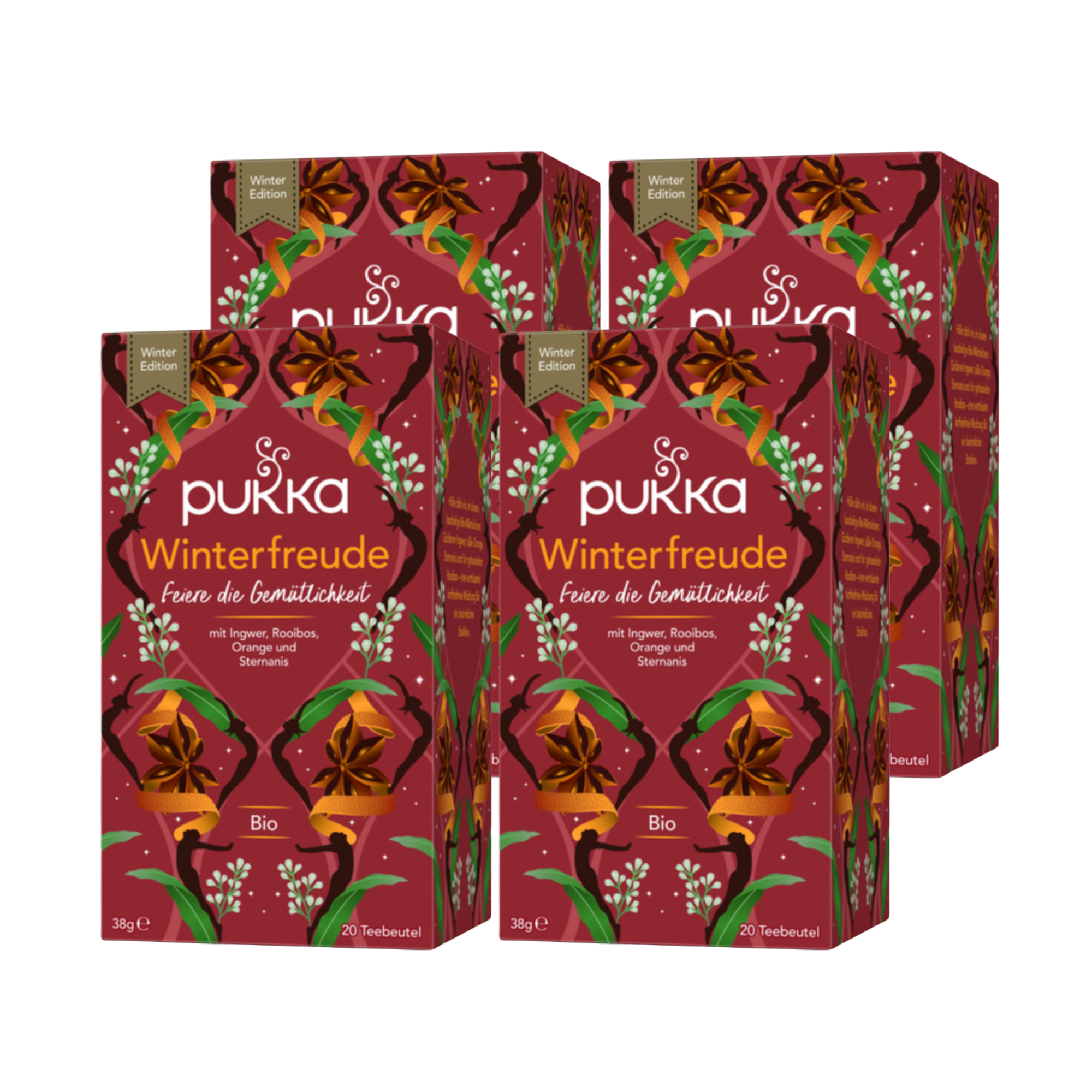 Pukka Tisane Winter Warmer Bio - 4 x 20 sachets