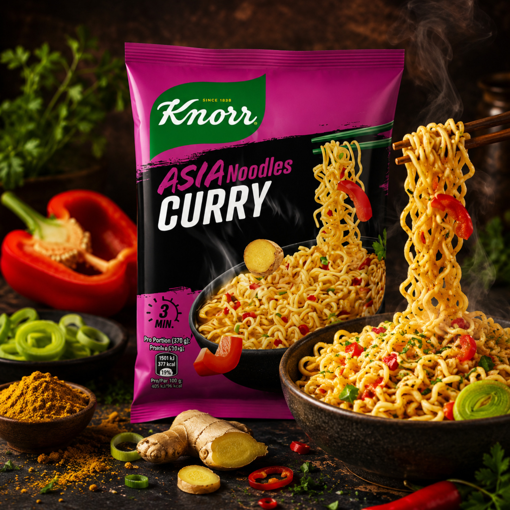 Knorr Asia Noodles Curry Taste 70g