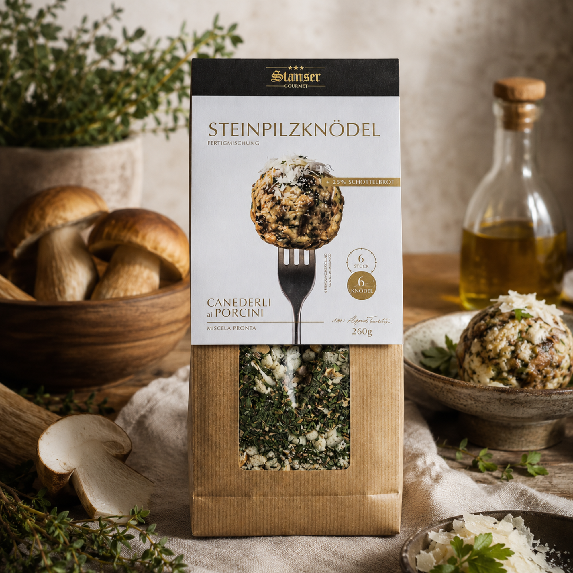 Knödelmischung Steinpilz 260g