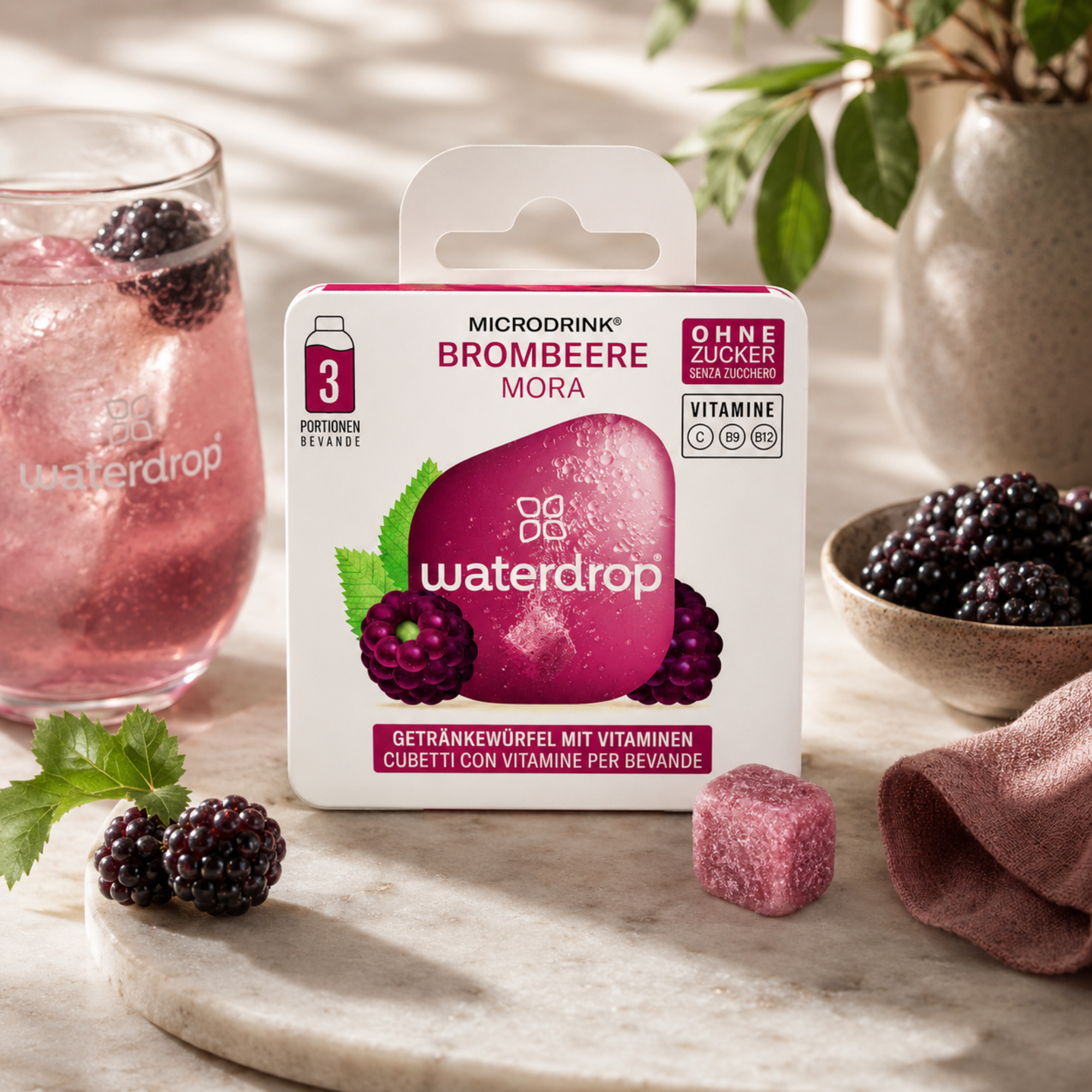 Waterdrop Microdrink Discovery Kit - Brombeere ohne Zucker 6g
