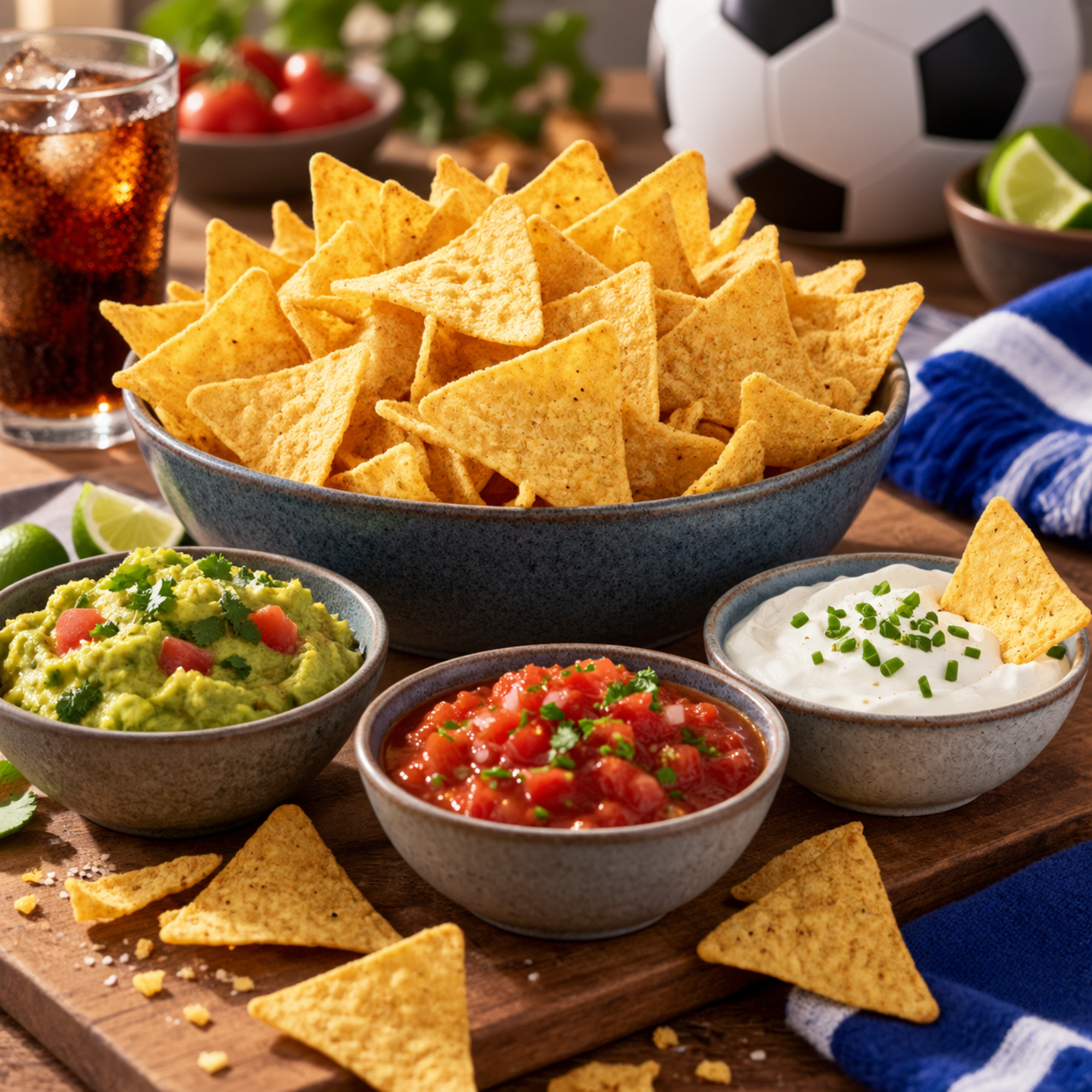 Chips Tortilla Nature Football Sel 200g