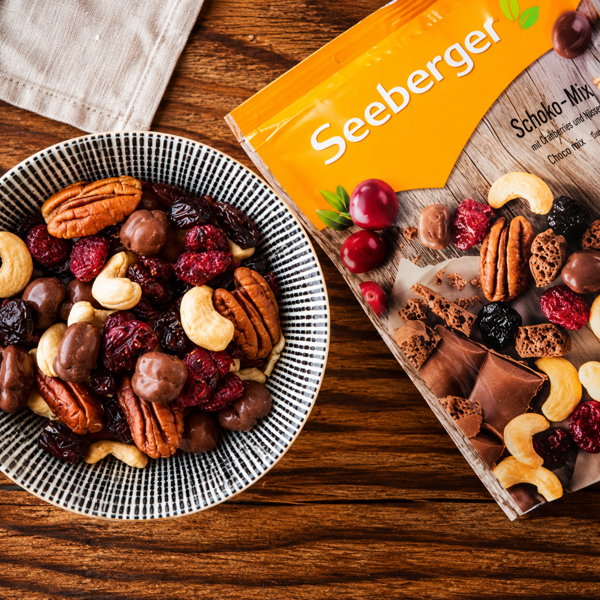 Schoko-Mix mit Pekannüssen 150g