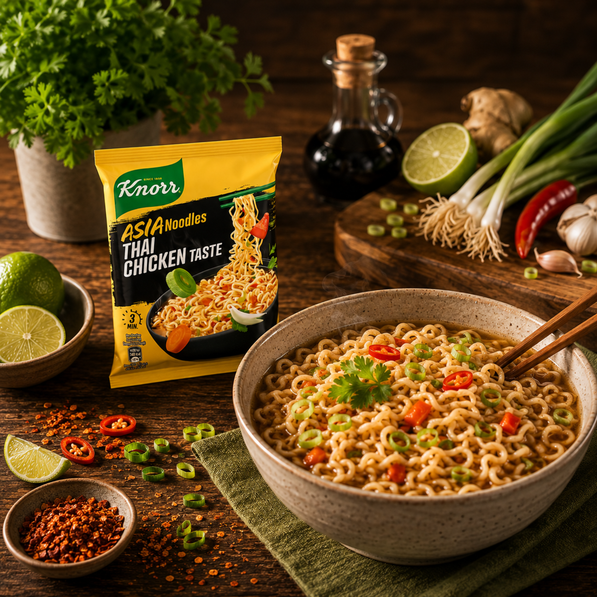 Knorr Asia Noodles Thai Chicken 11 x 70g