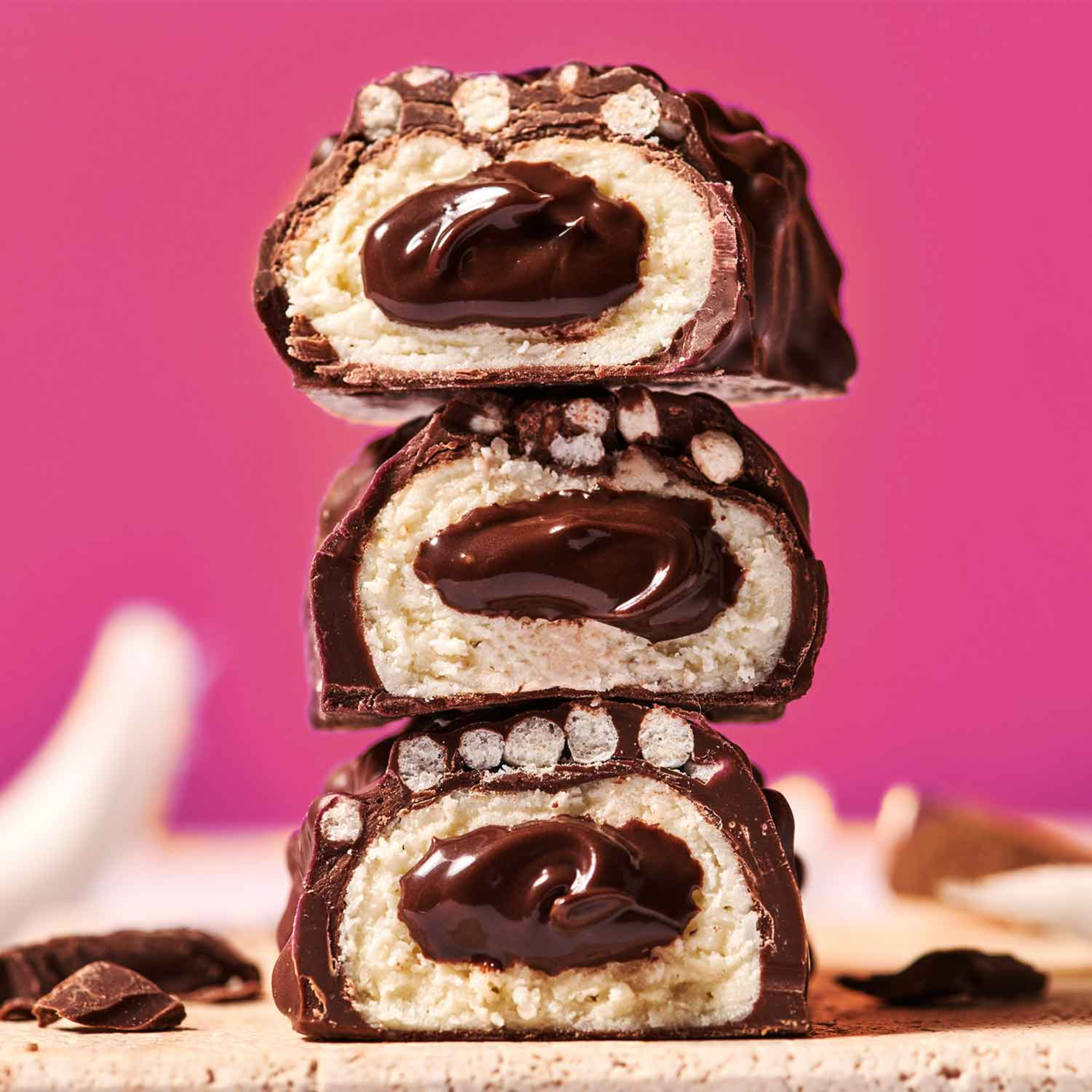 Protein Riegel Creamy Core Dark Chocolate Coconut 45g