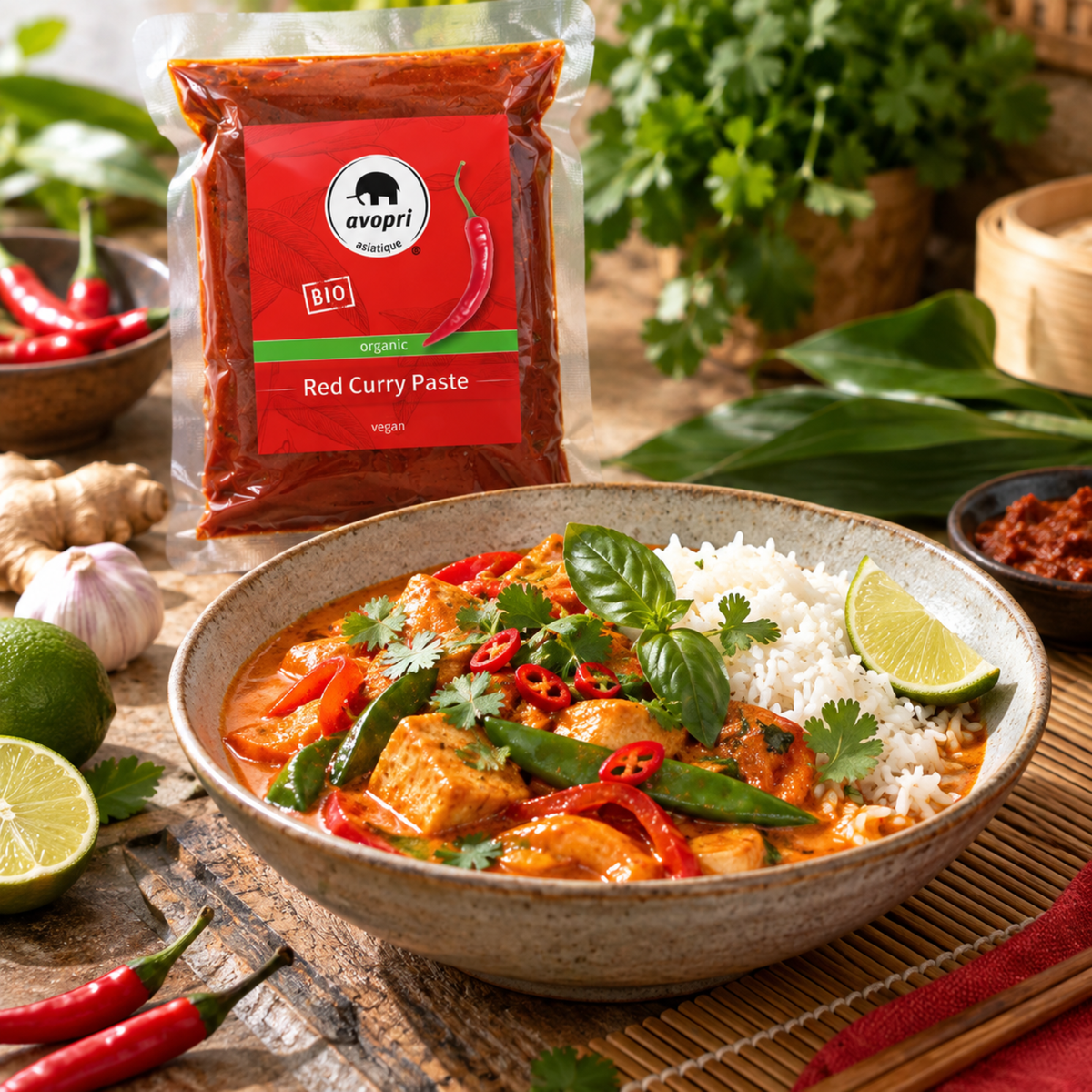 Rote Curry Paste Bio 400g