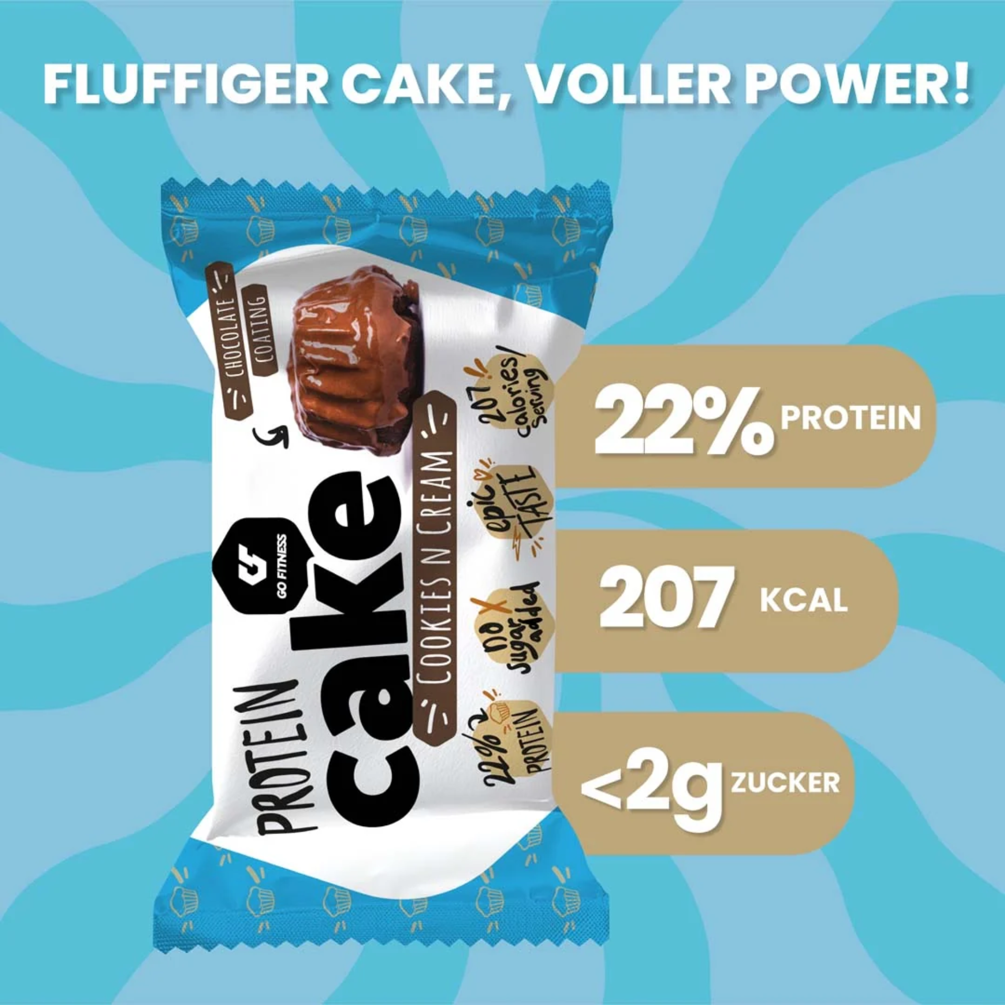 Protein Cake Cookies & Cream 50g
