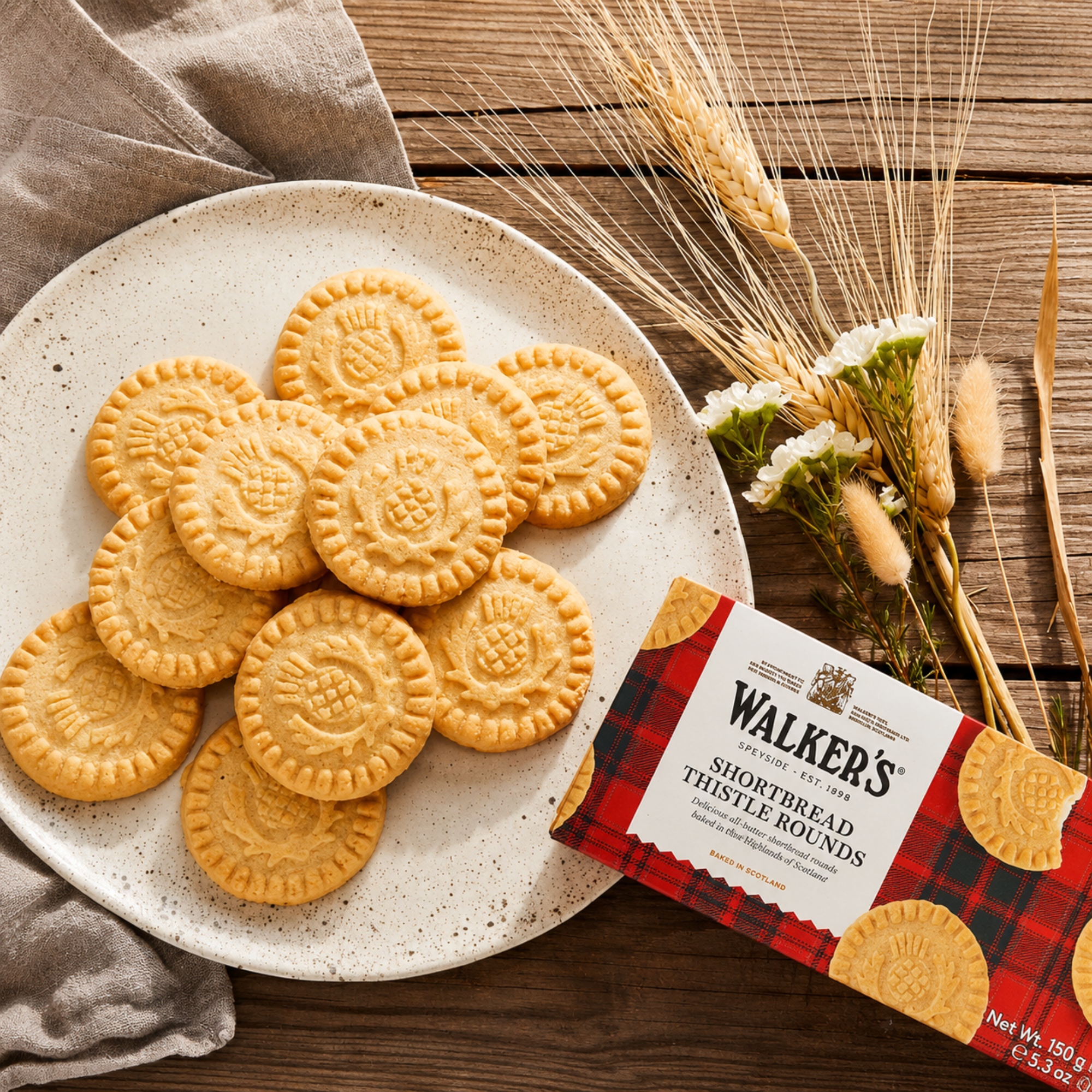 Shortbread Thistle Rounds 150g