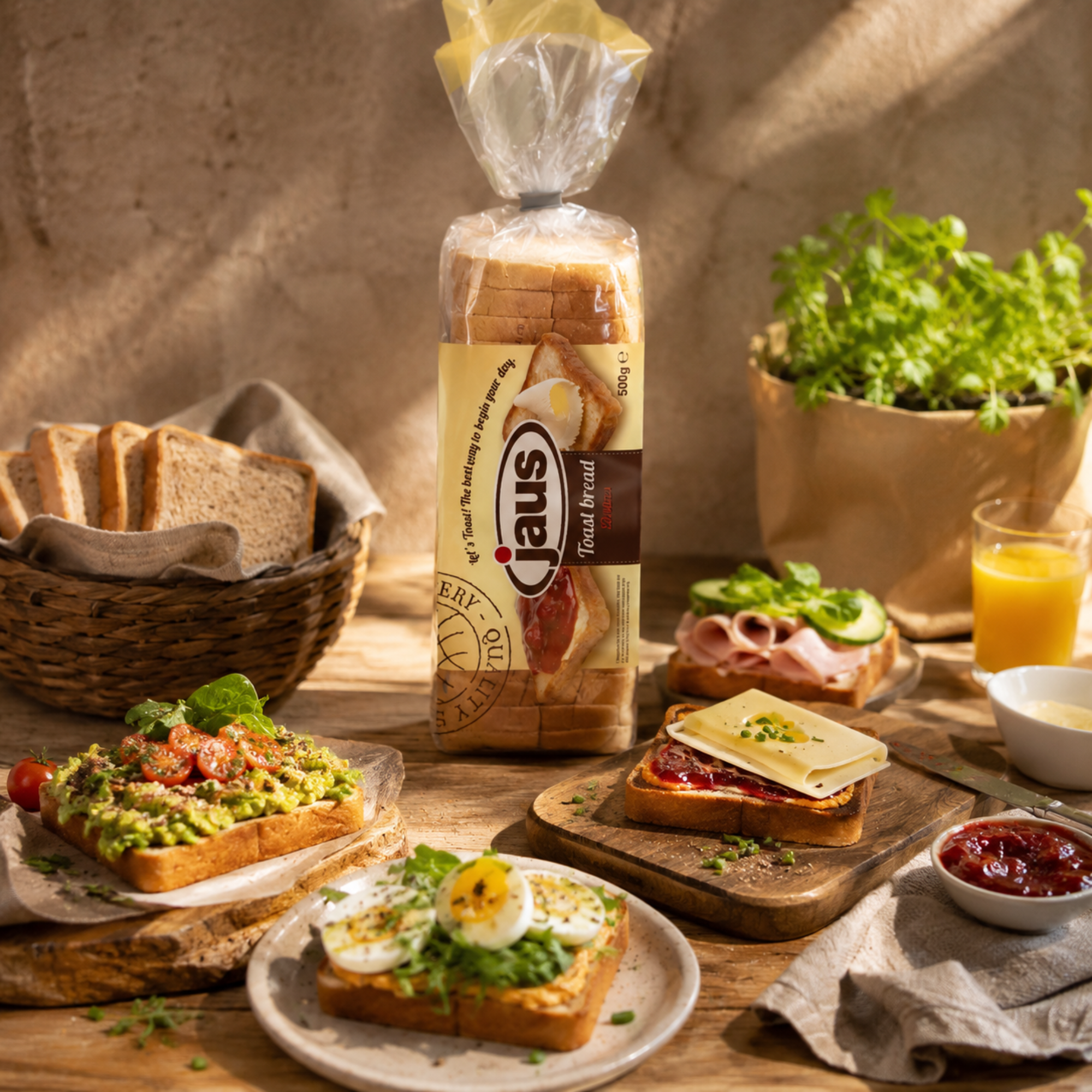Pain grillé 500g