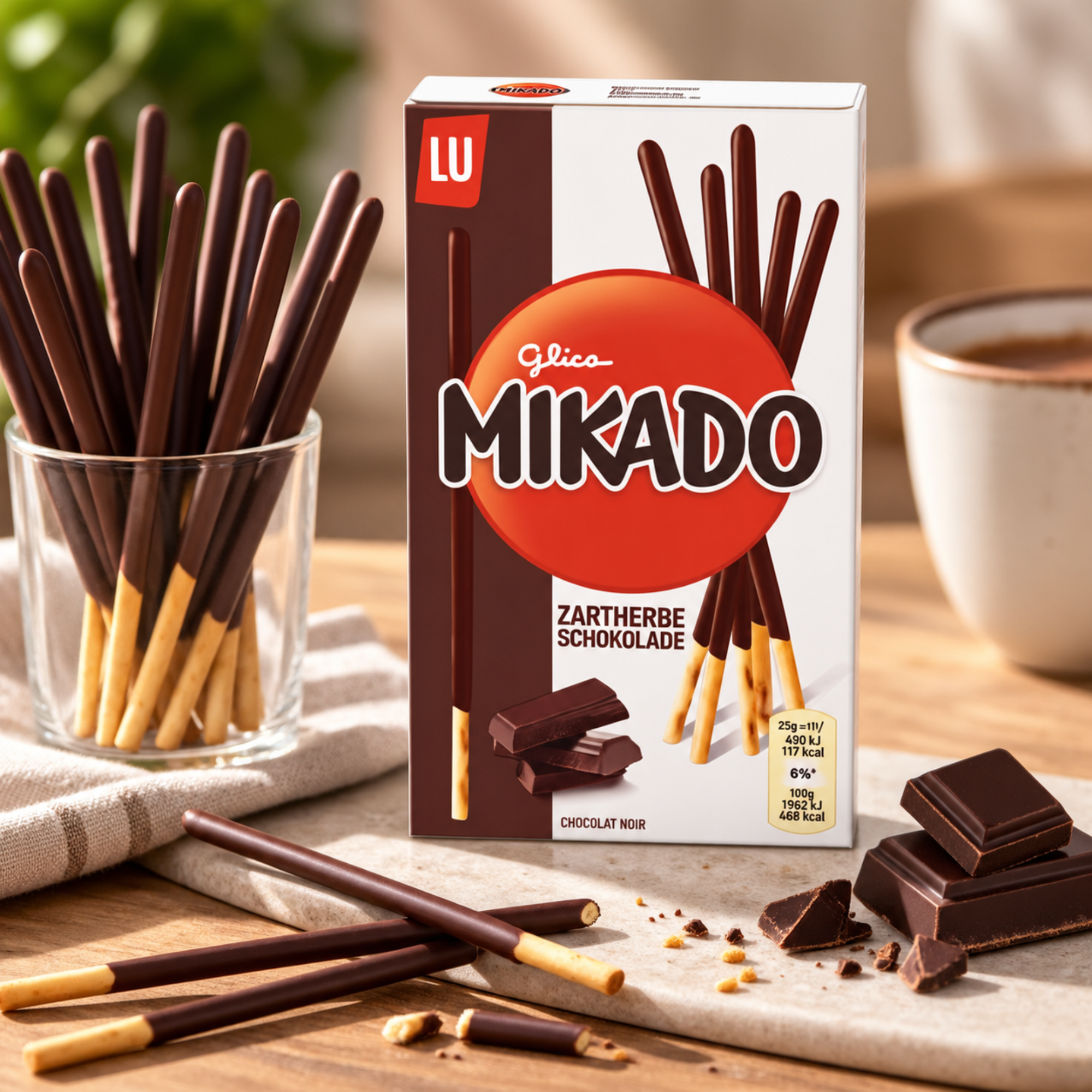 Mikado dunkle Schokolade 75g