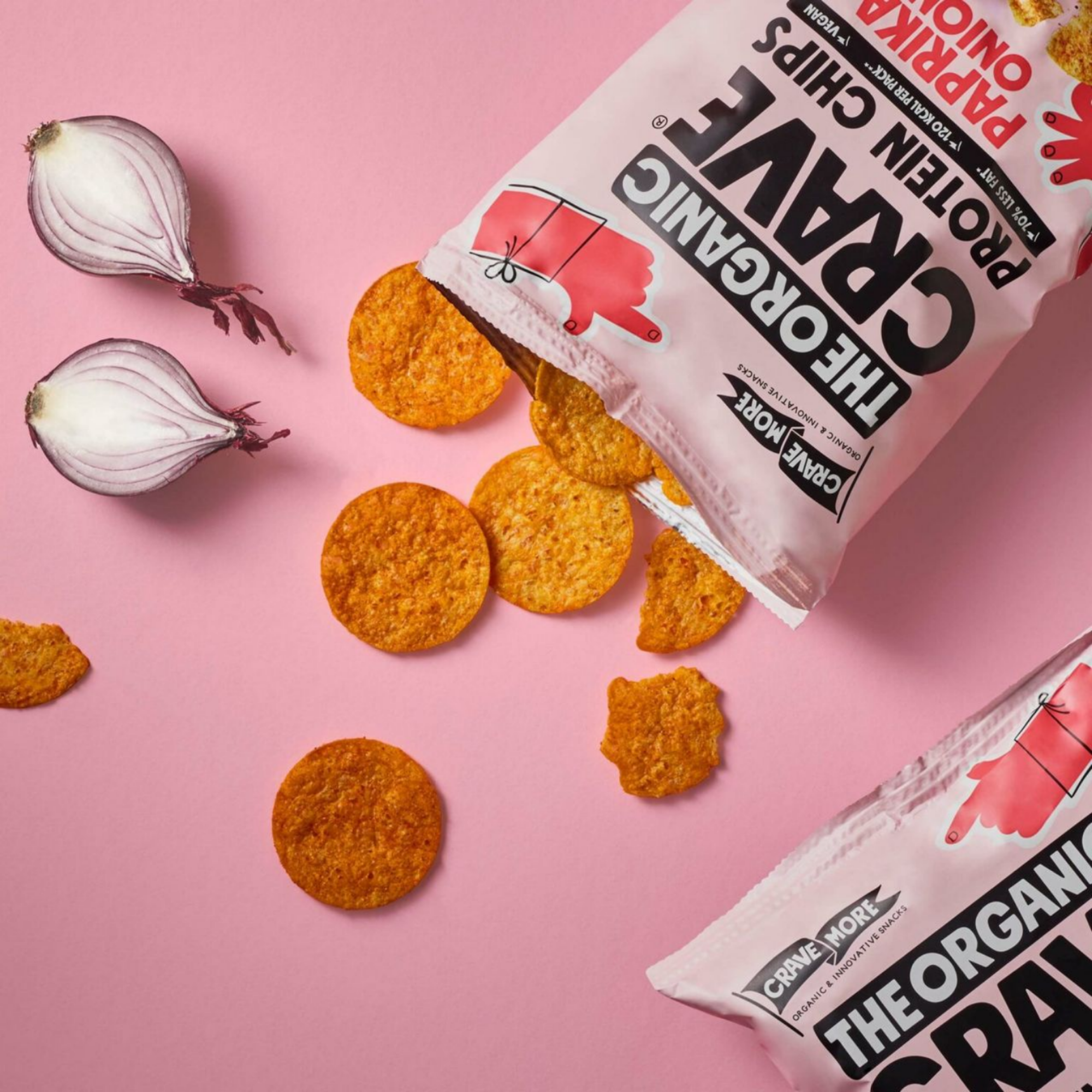Protein Chips Paprika & Onion Organic 30g