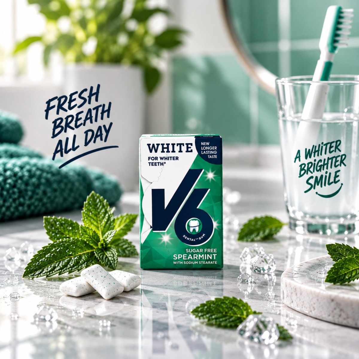 Chewing gum White Spearmint 24g
