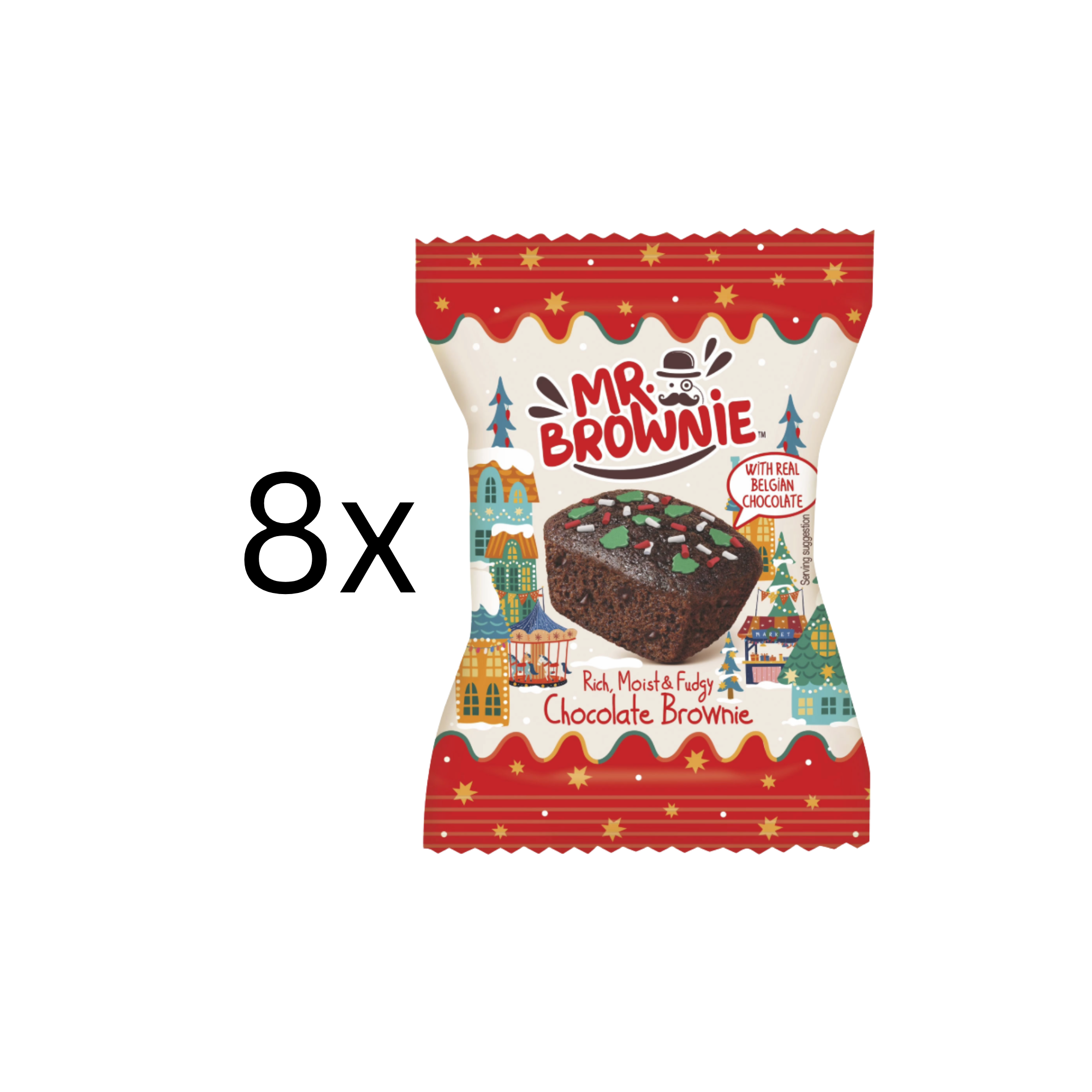 Brownies Winter Edition 8-Pack - 200g