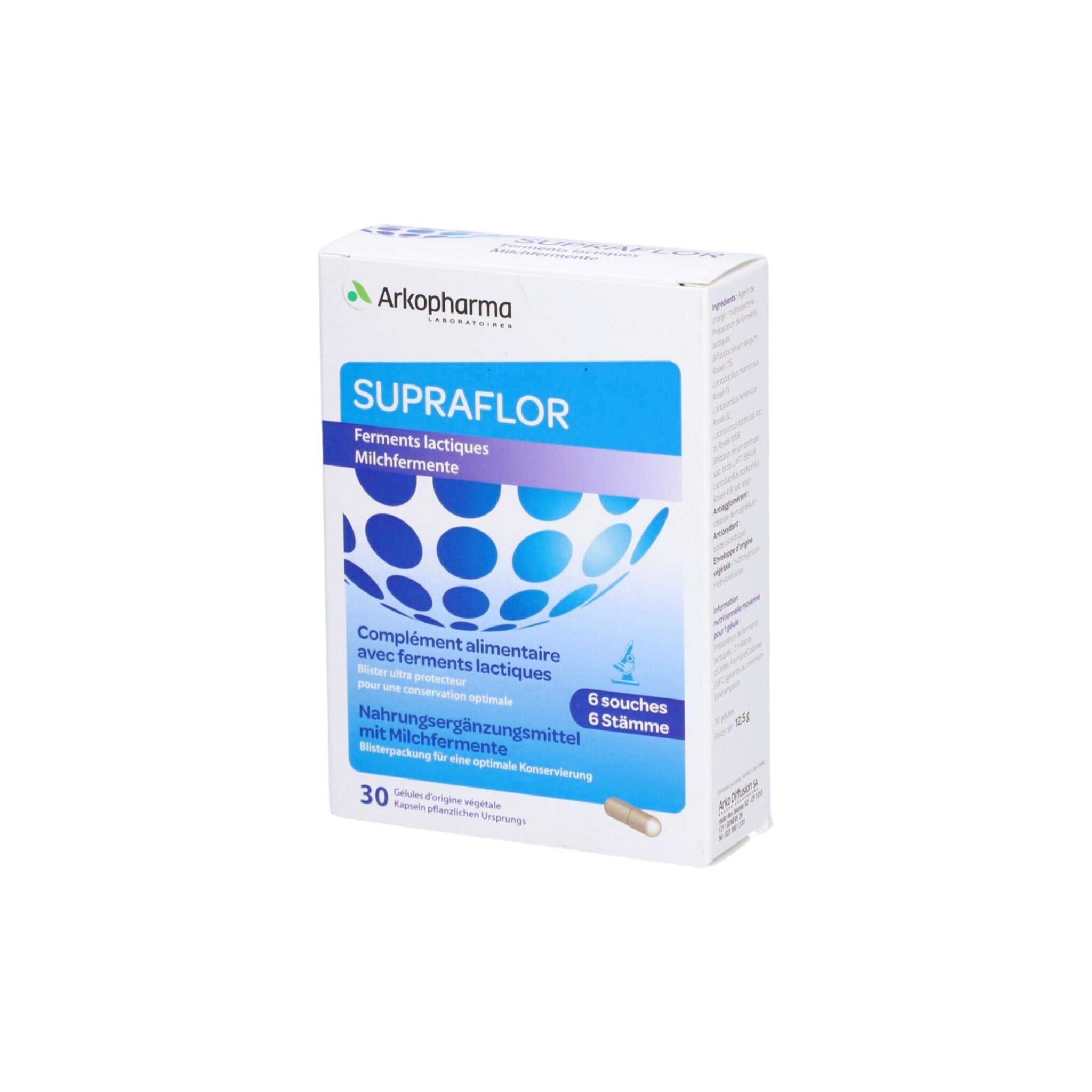 Supraflor lactic ferments - 30 capsules