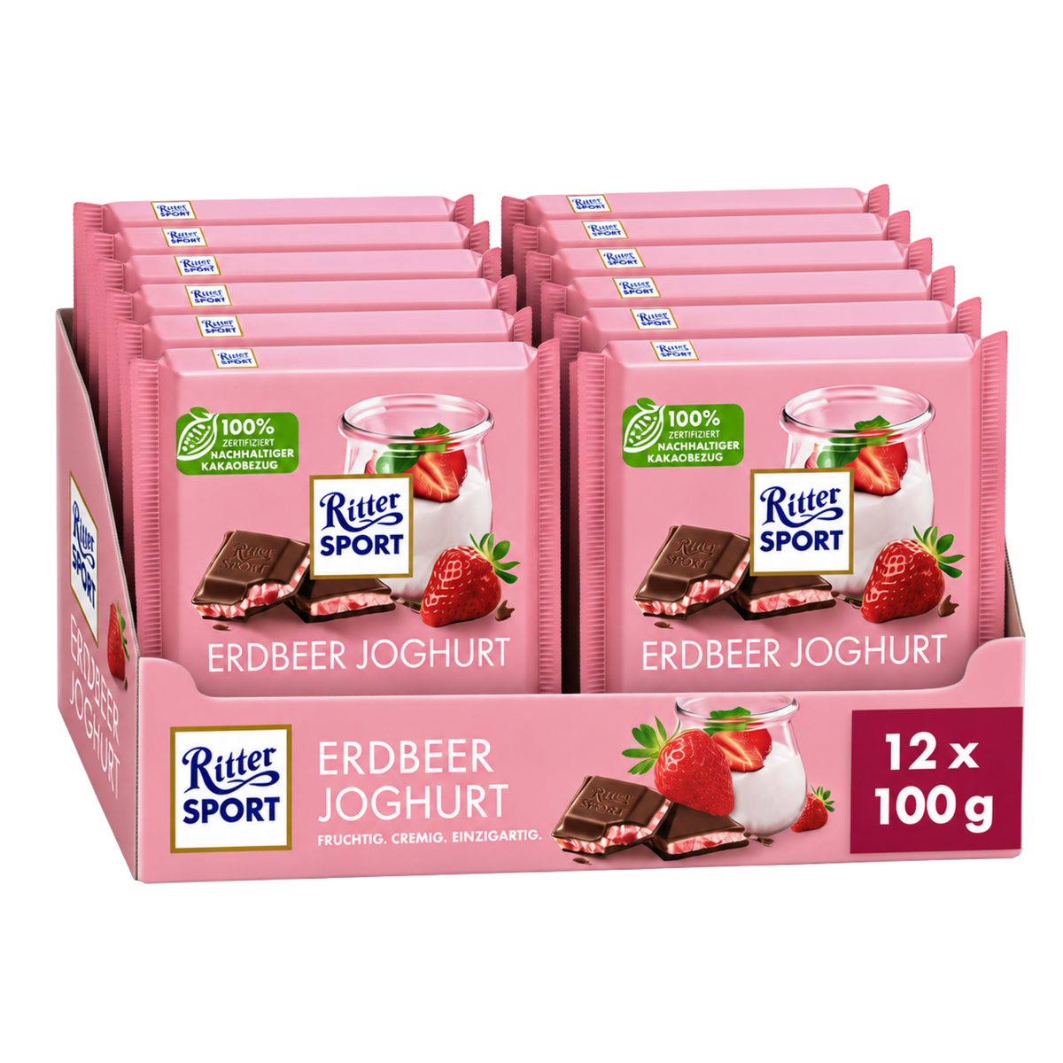 Ritter Sport - Strawberry Yogurt 12 x 100g
