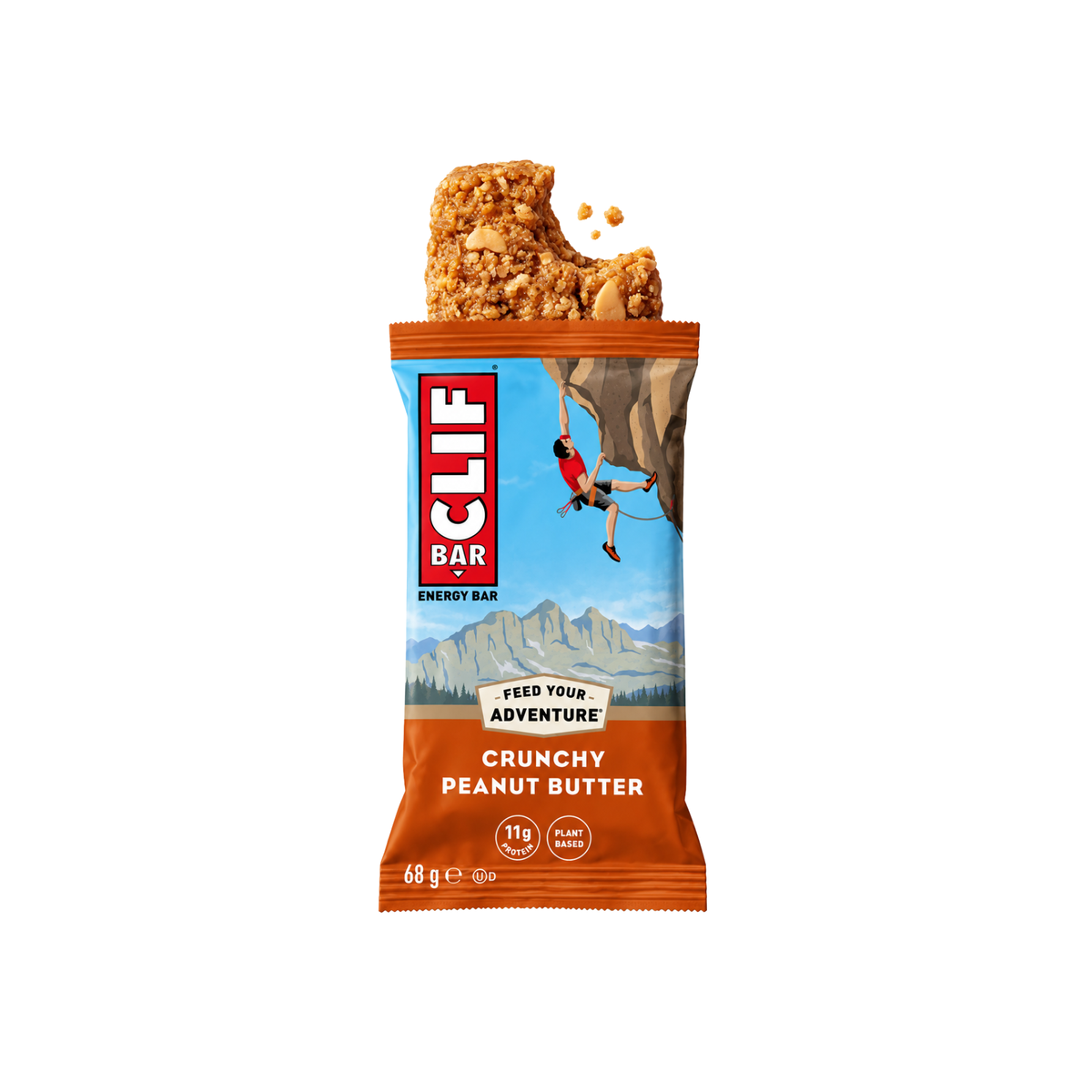 CLIF Bar Crunchy Peanut Butter Pack de 3 - 204g