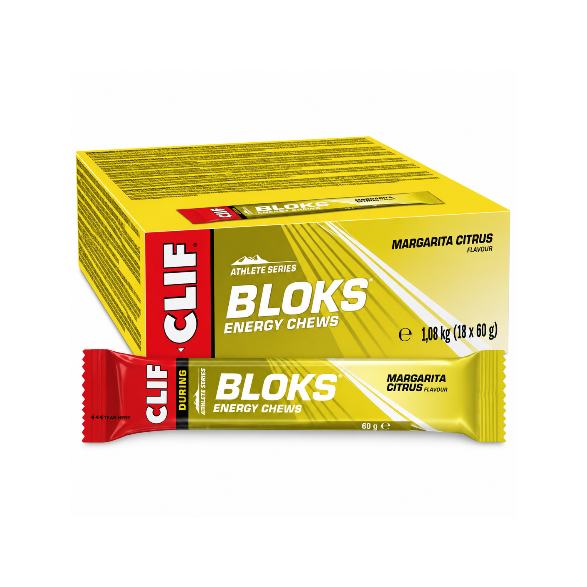 CLIF Shot Energy Chew Bloks - Margarita 18 x 60g