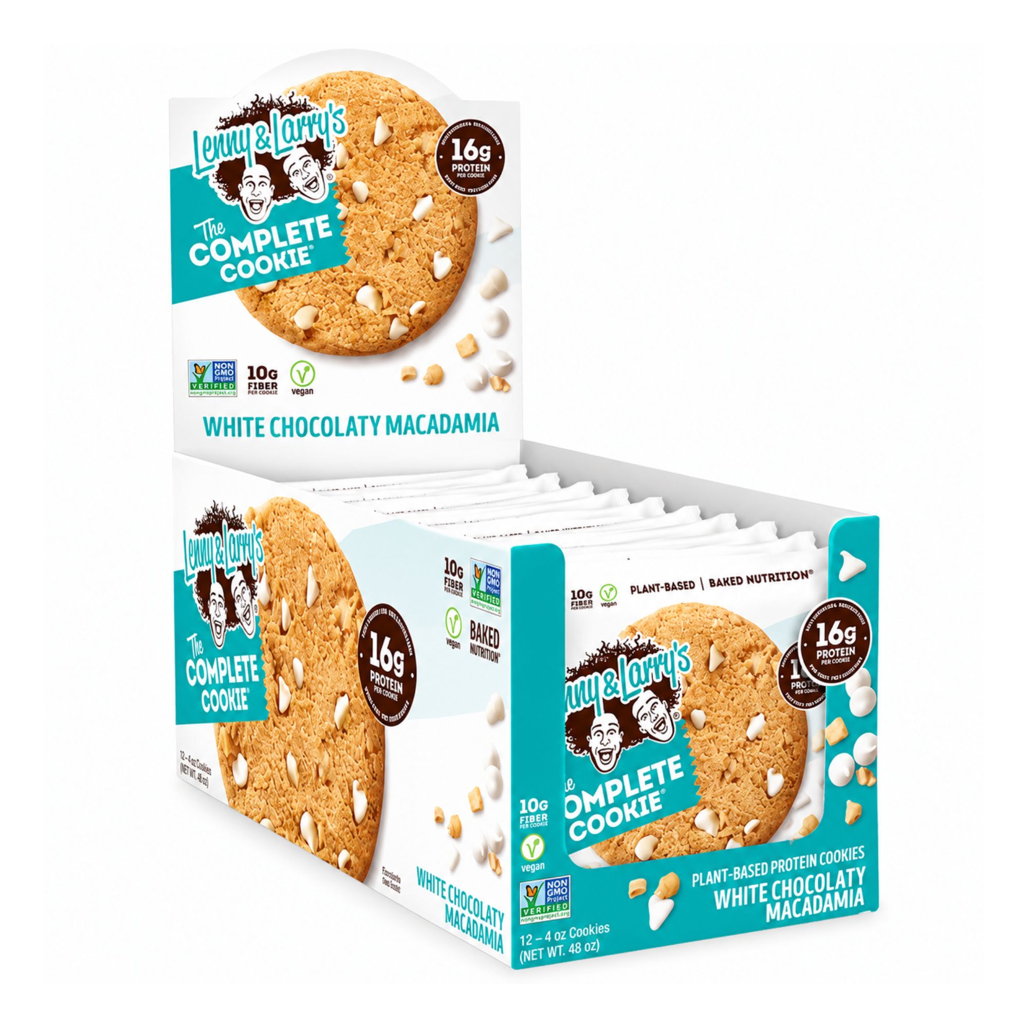 Lenny & Larry’s White Chocolaty Macadamia Cookie 12 x 113g