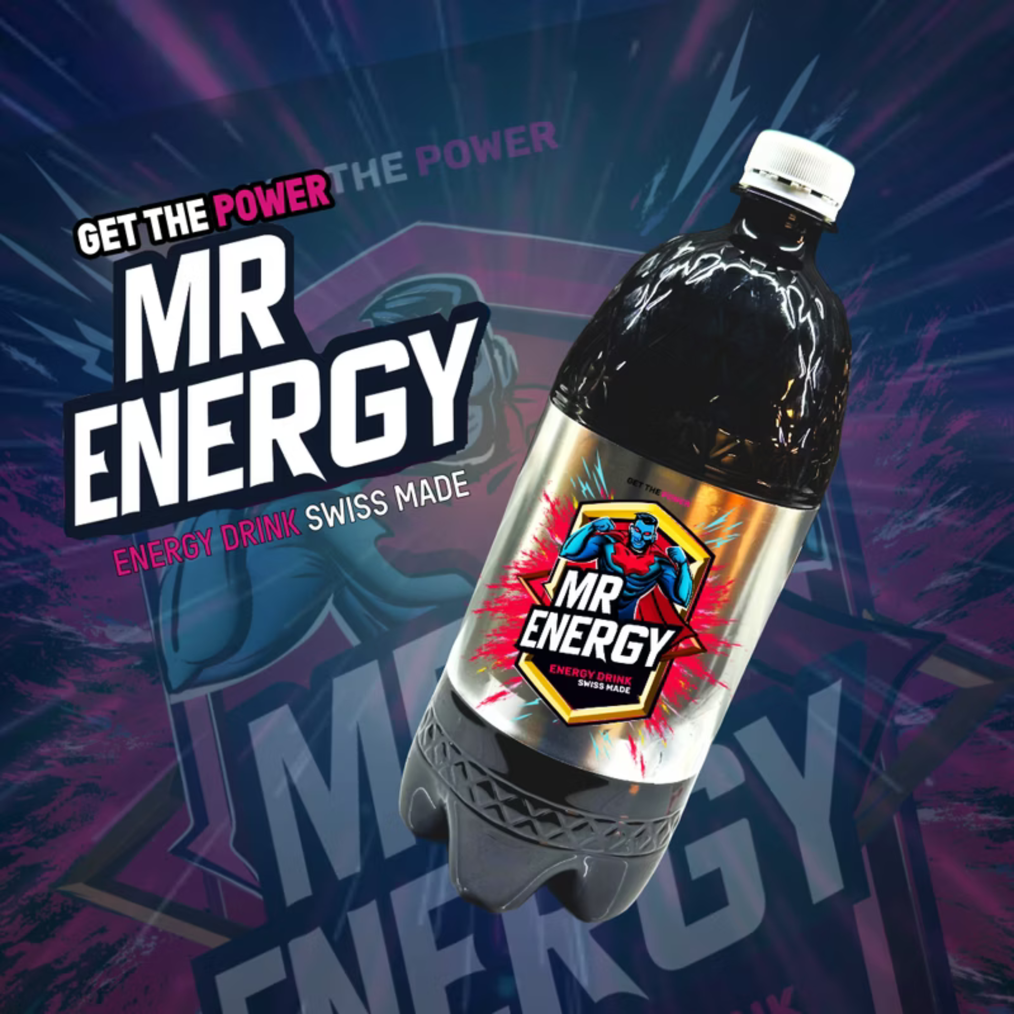 Swiss Energy Drink - Mr. Energy 6 x 1L