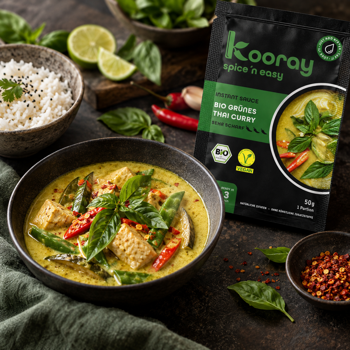 Curry vert thaï bio 50g