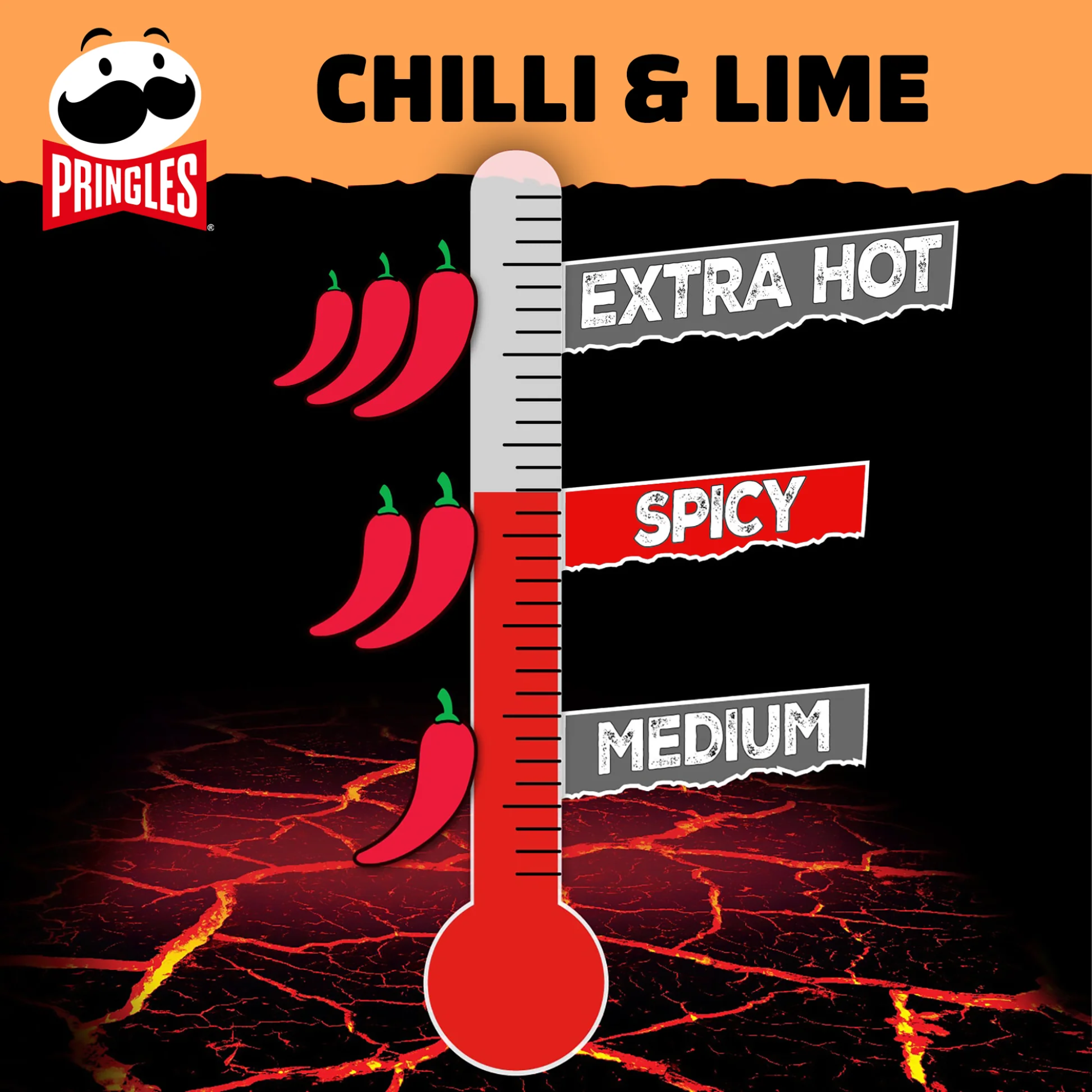 Pringles Hot Chili & Lime 160g