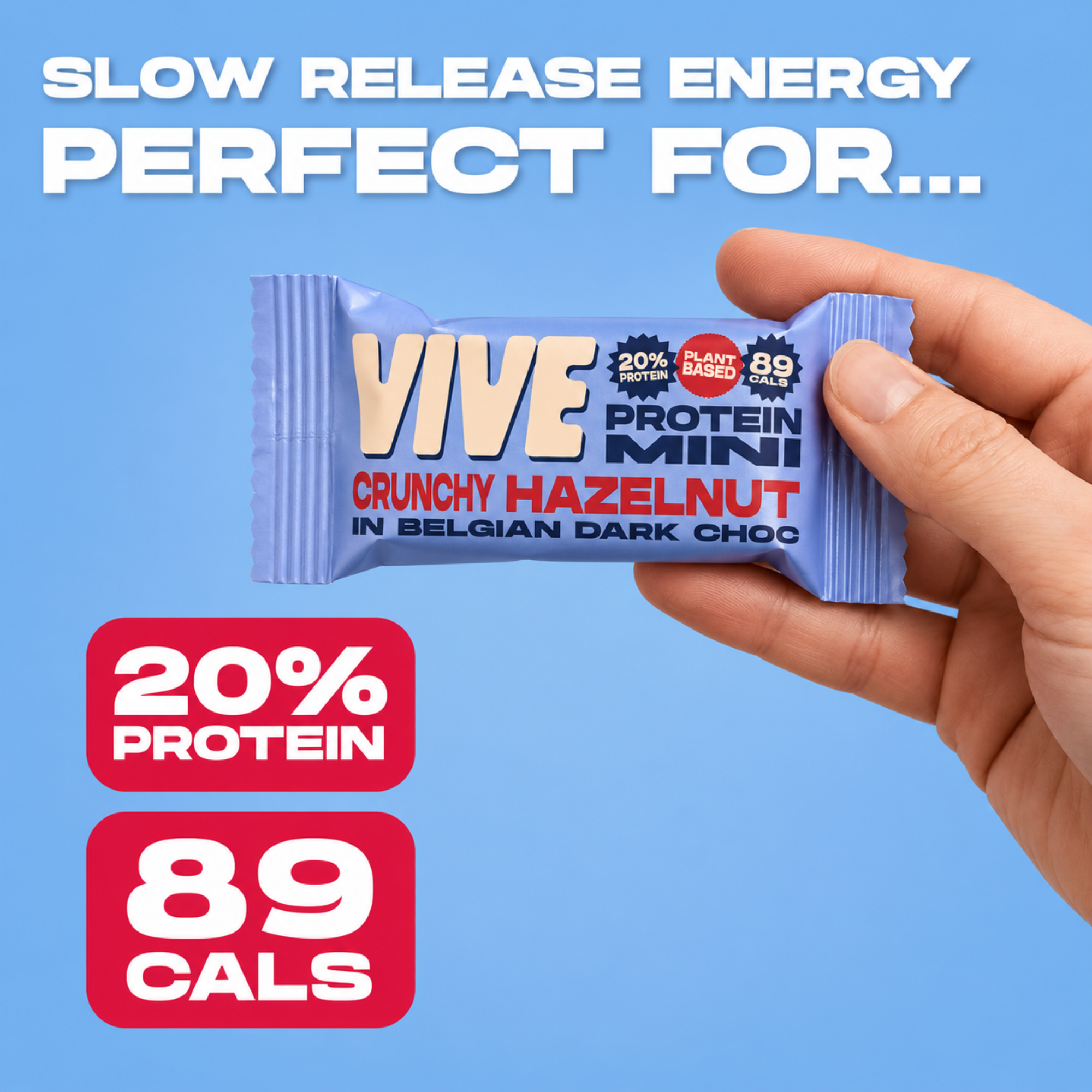 Mini Choco Protein Bar - Crunchy Hazelnut 20g