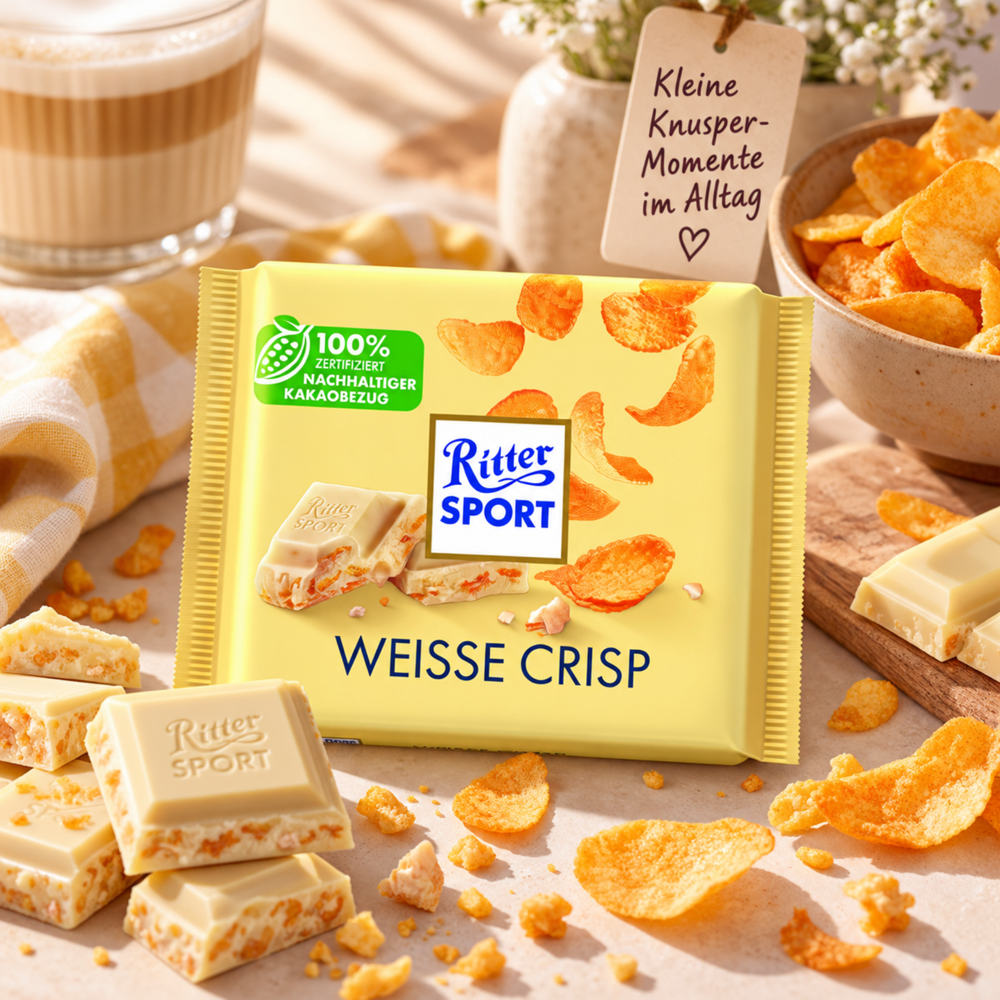 Ritter Sport - Weisse Crisp 100g