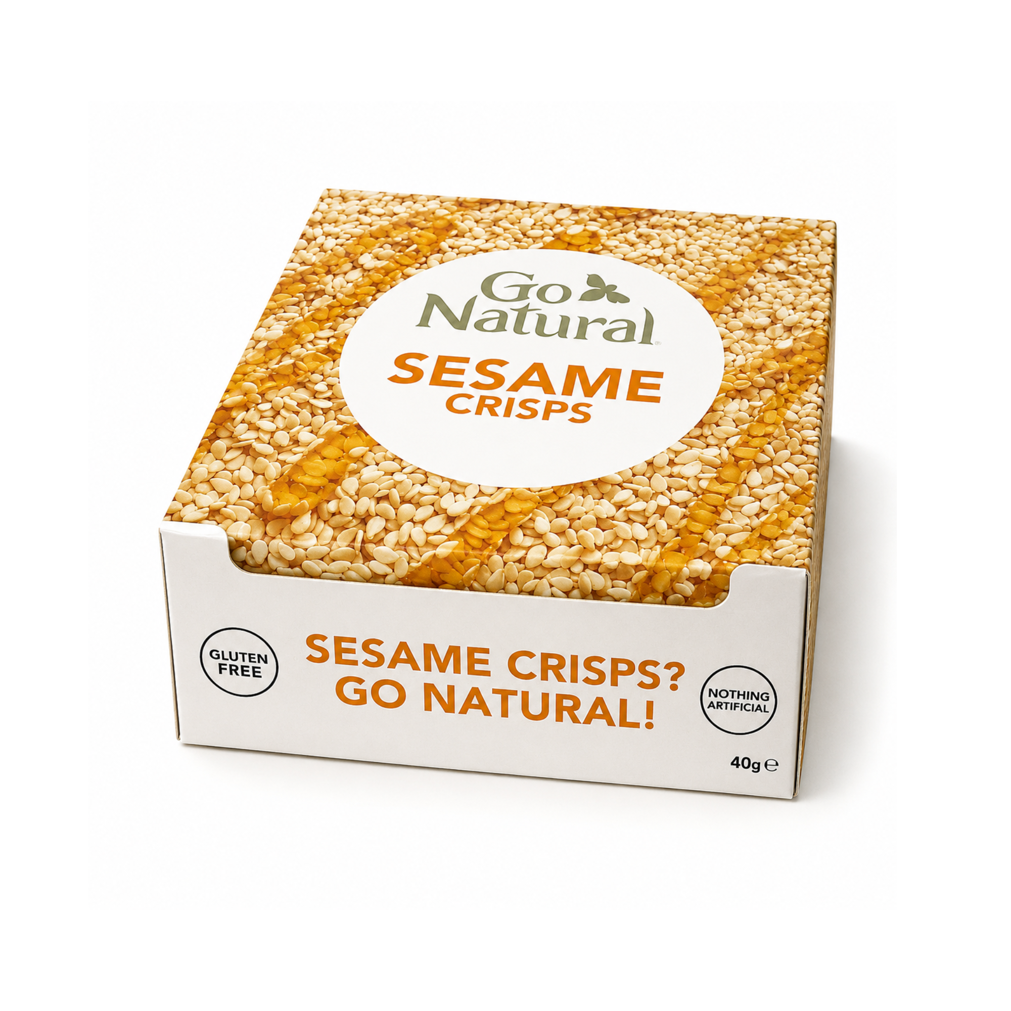 Go Natural Barres croustillantes au sésame 24 x 40 g