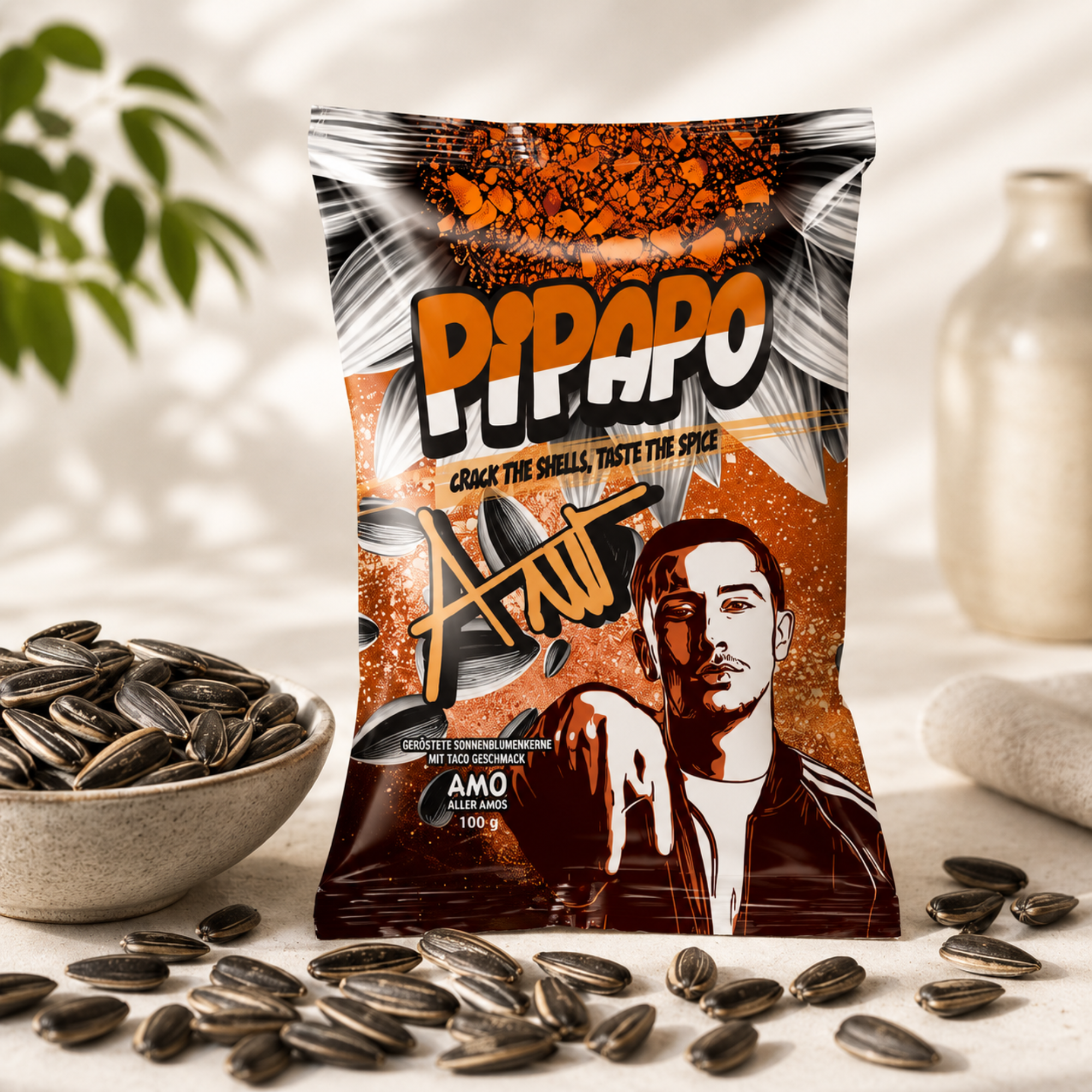 Sonnenblumenkernen Snack - Taco 100g