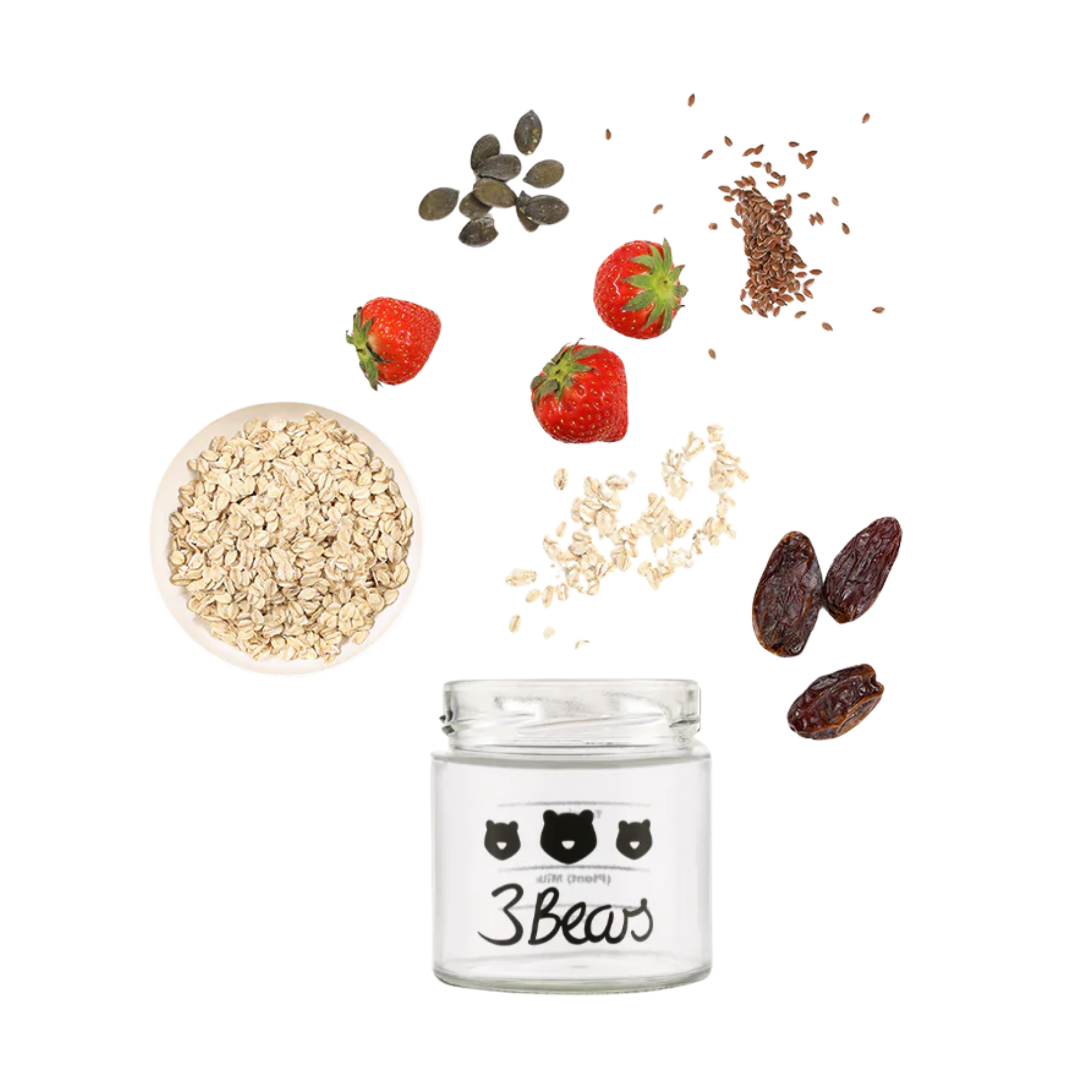 Overnight Oats - Edle Erdbeere 400g