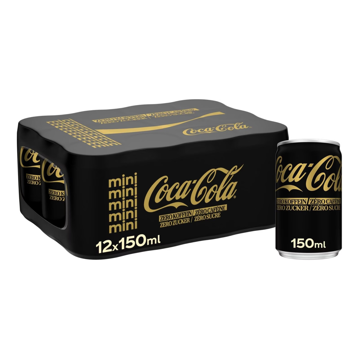 Coca-Cola Zero Sugar Zero Caffeine Mini 12 x 150ml