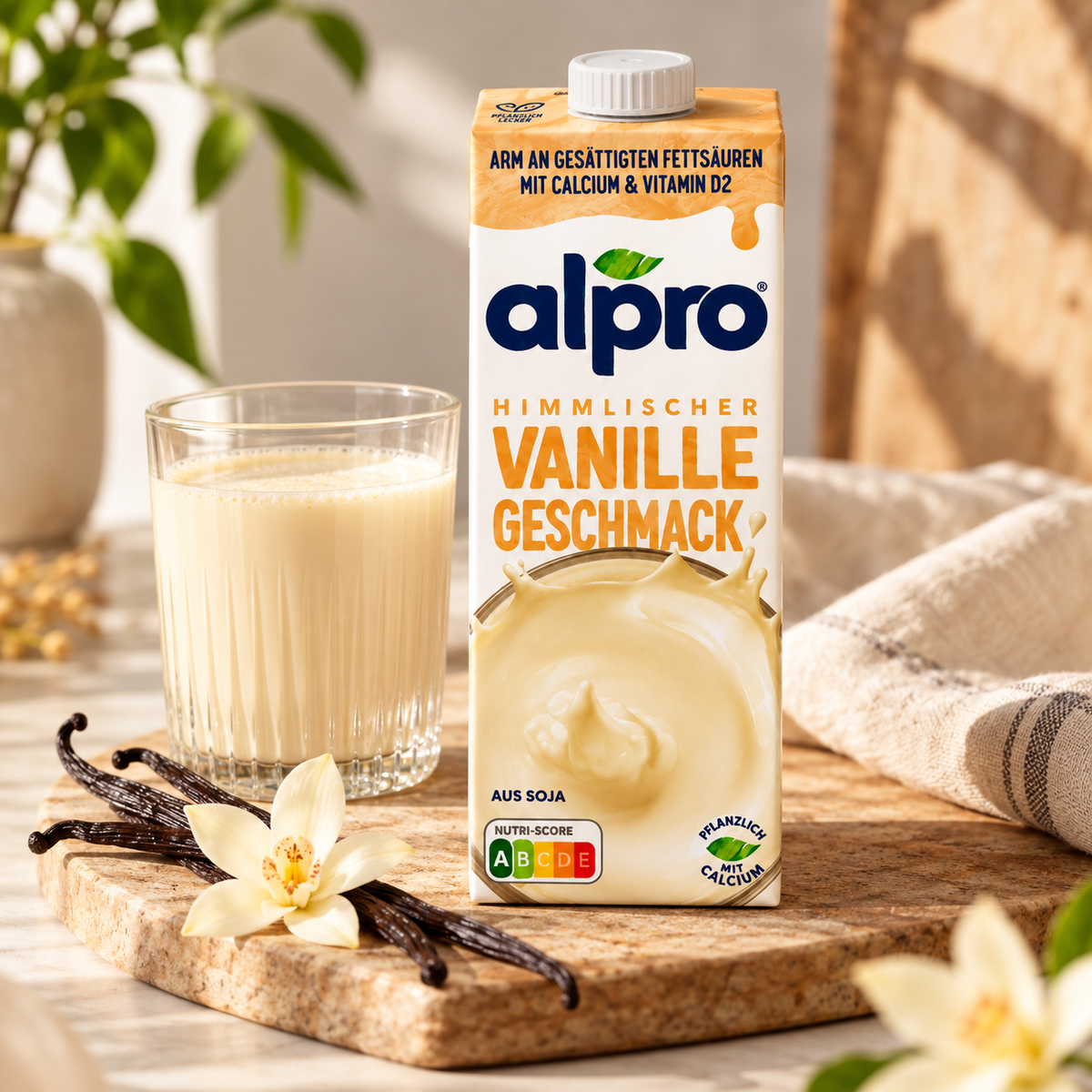 Alpro Vanilla Soy Drink 1l