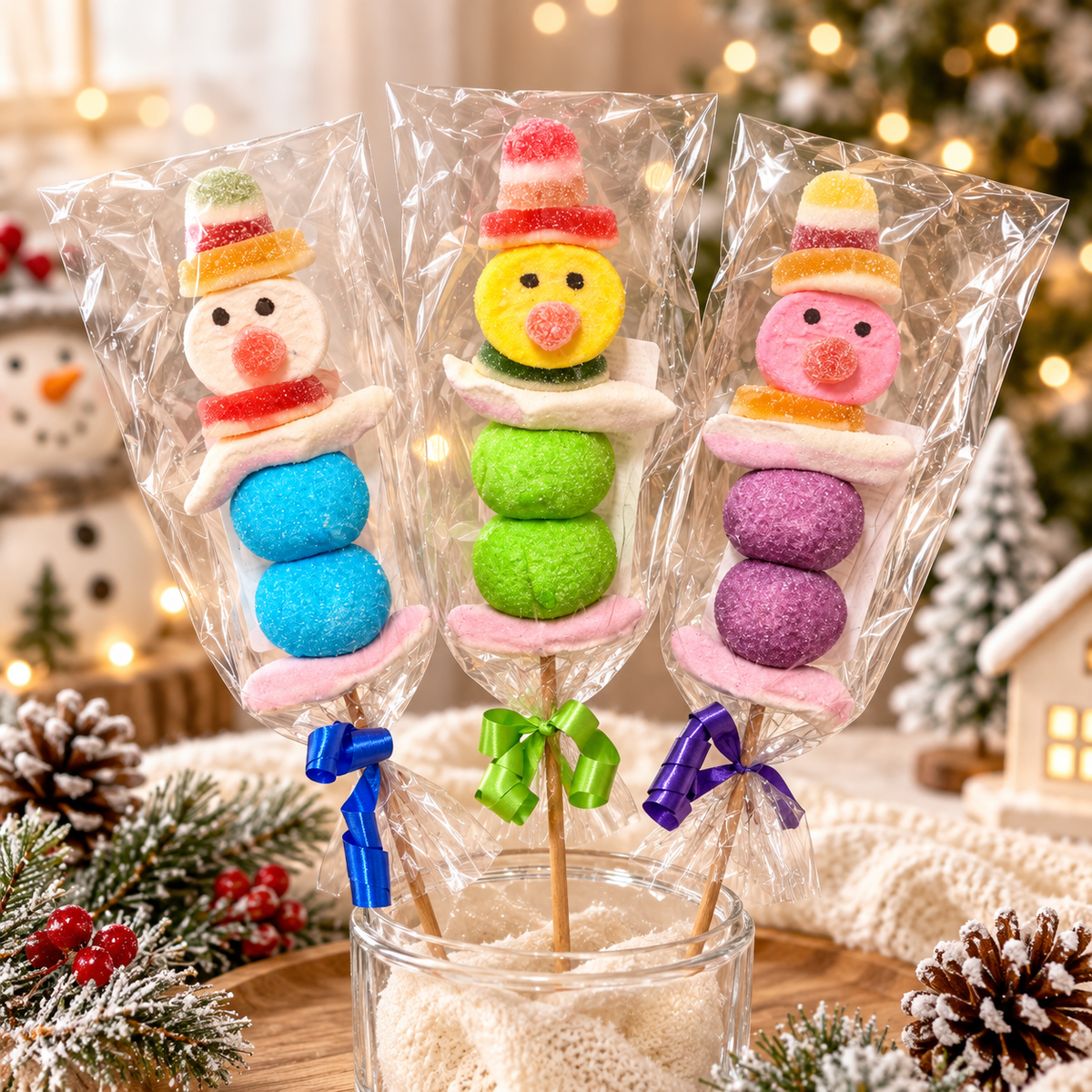 XL Marshmallow-Schneemann am Spiess 55g