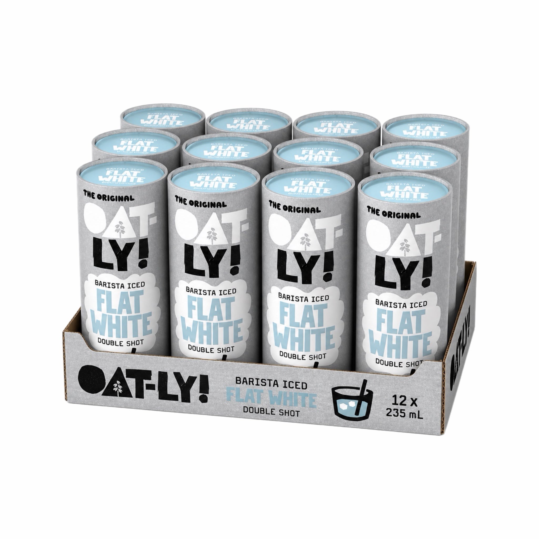 Oatly Barista Iced Flat White 12 x 235 ml