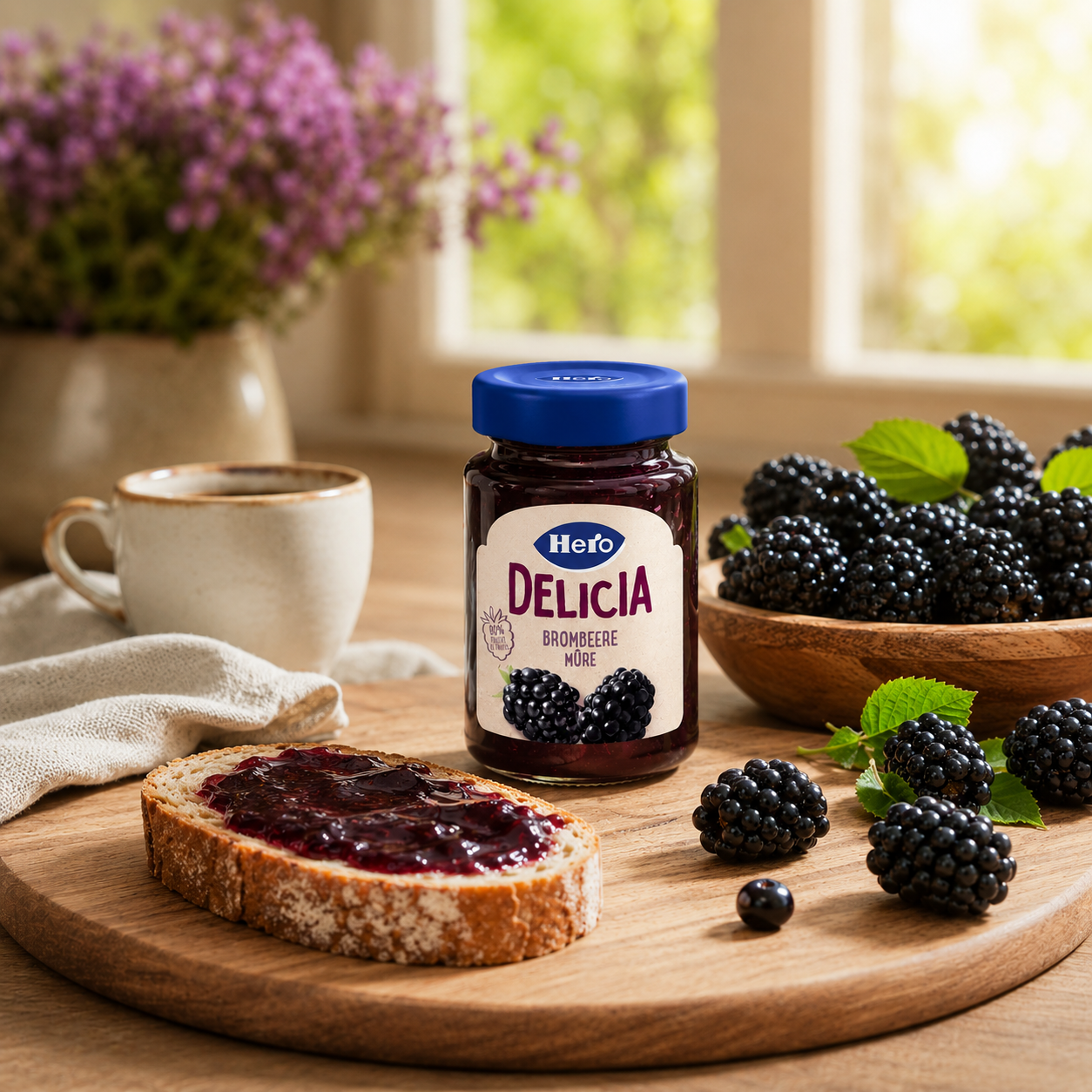 Hero Delicia Konfitüre Brombeer 290g