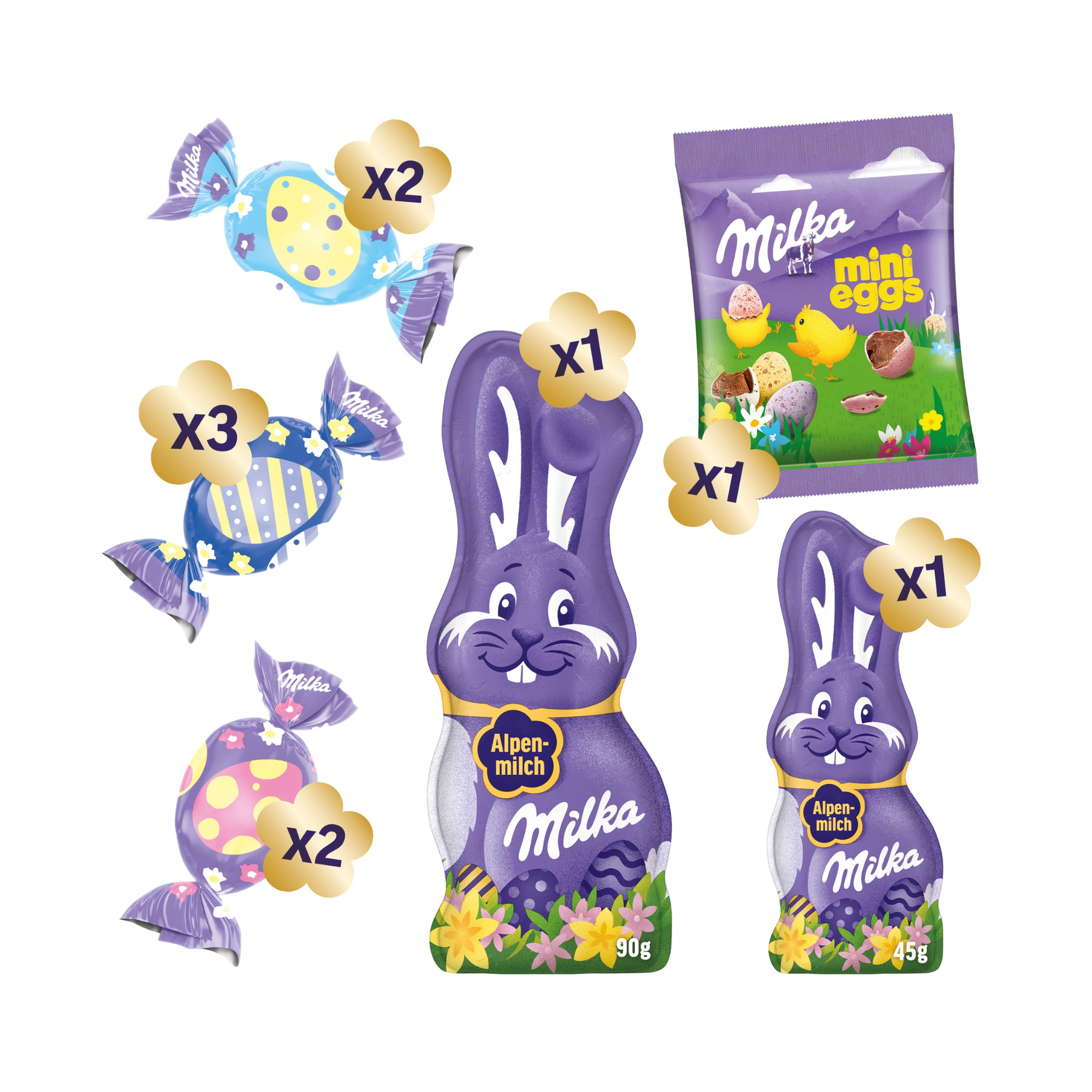Milka Ostermischung Choco Bag 210g